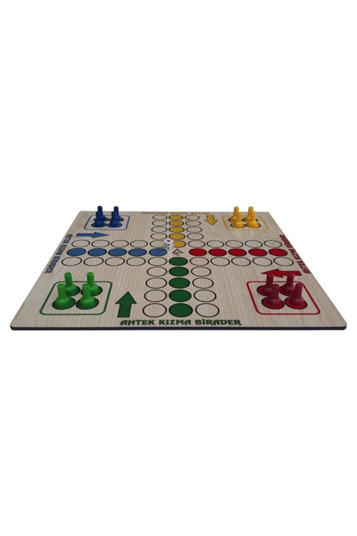 pialbatro Ahşap Kızma Birader Ludo Akıl, Zeka Ve Strateji Oyunu