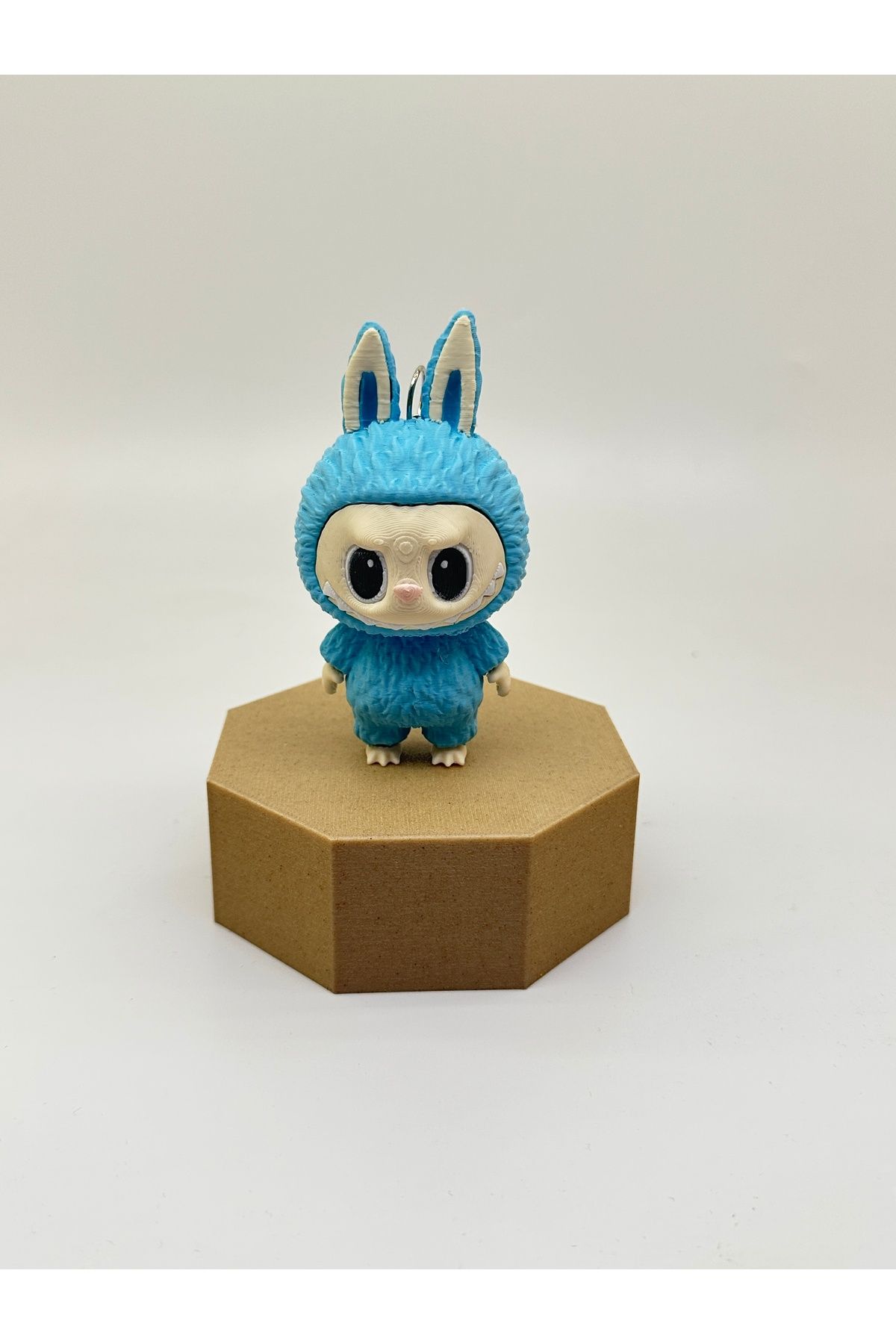 fyne Labubu Figür Anahtarlık Pla | Küçük Boy | 9,5cm | Mavi