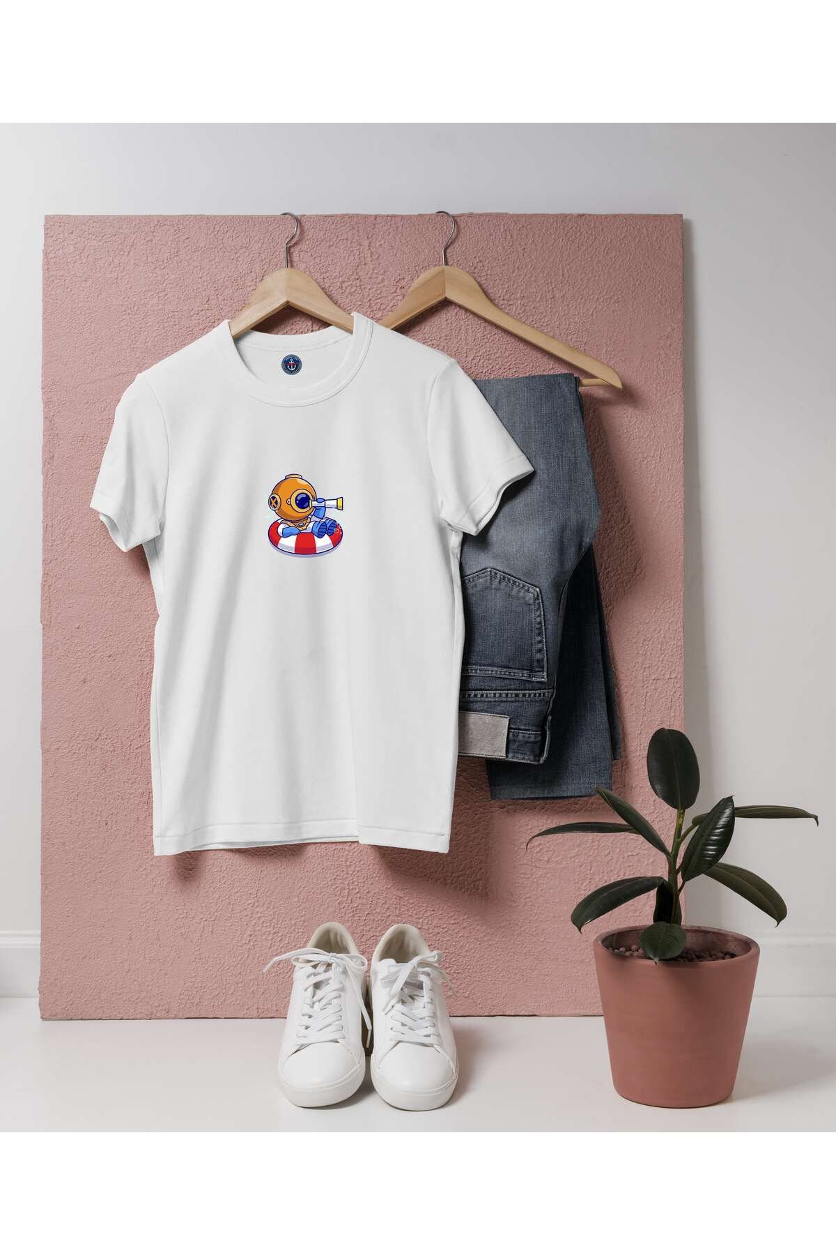 bahriyeli.jpeg Oversize Can simidi ve Dalgıç / Diver Tasarım unisex T-shirt