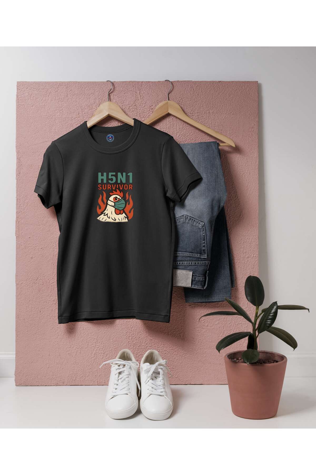 bahriyeli.jpeg Oversize H5N1 Survivor Tasarımlı 2 unisex T-shirt