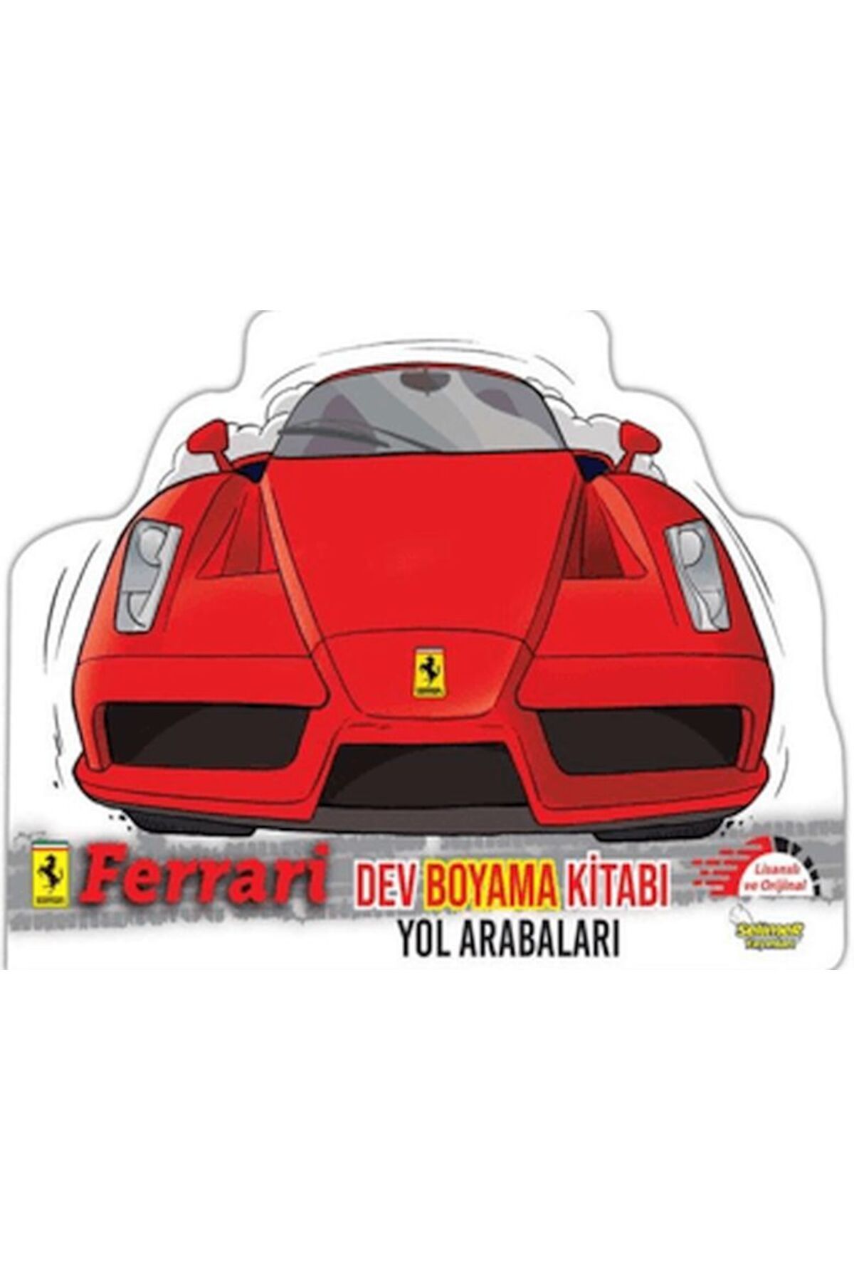 Selimer Yayınları Ferrari Dev Boyama Yol Arabaları
