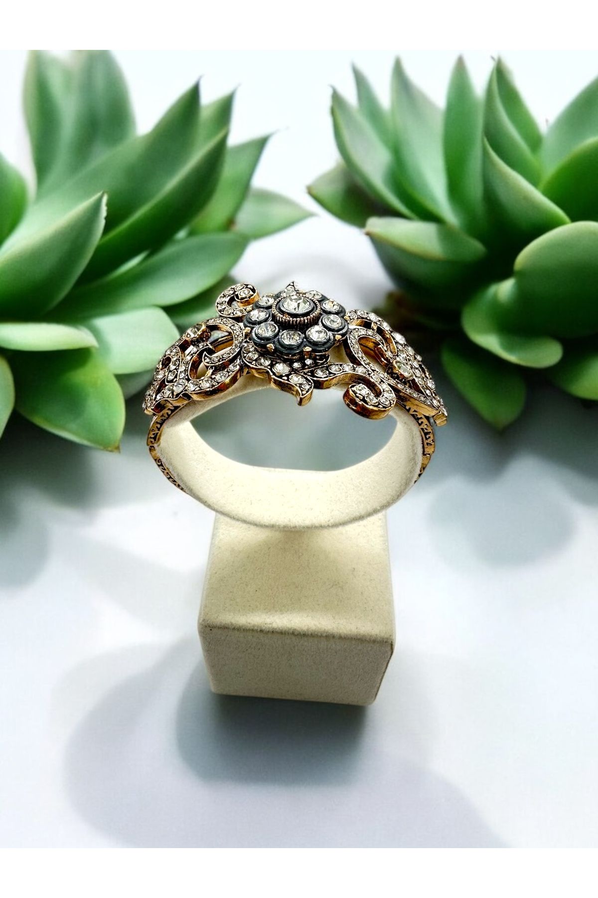 FUYA JEWELLERY Elmas Montür Kelepçe Bileklik