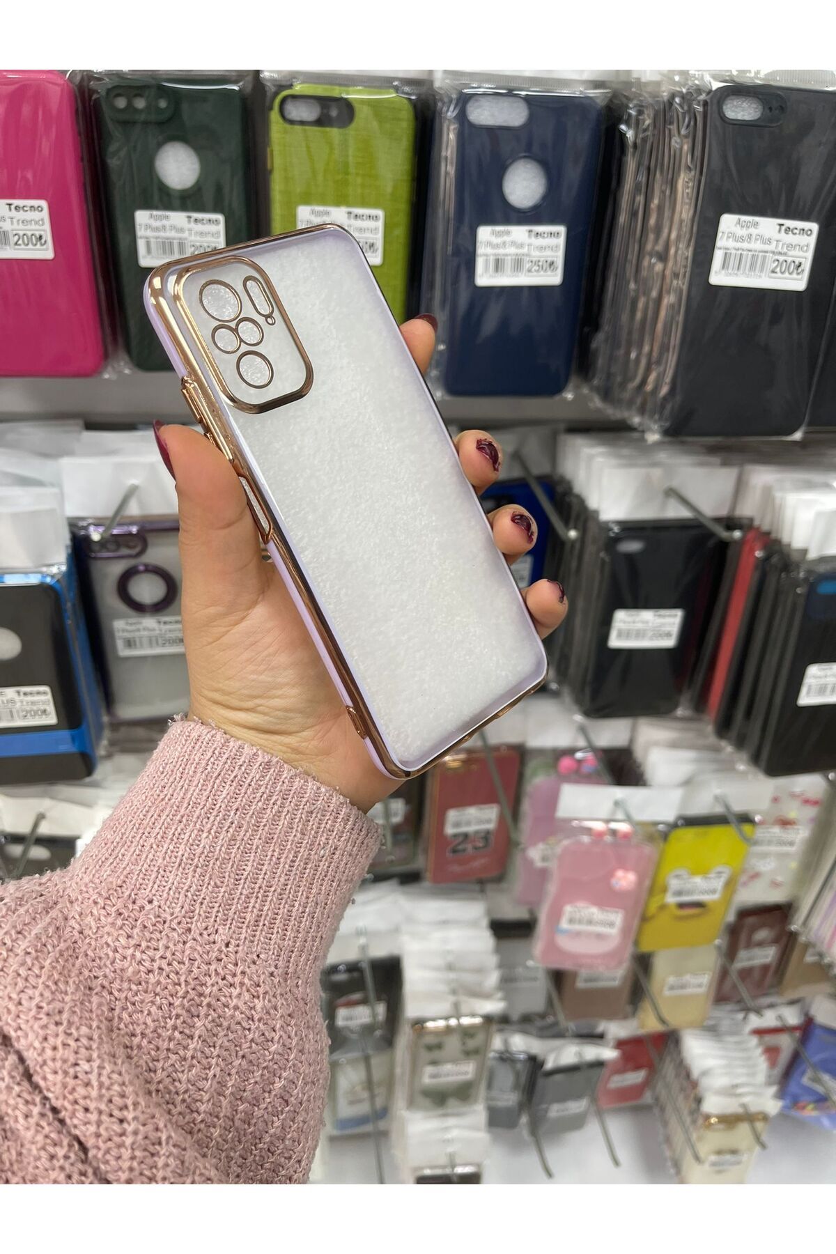TECNOTREND Xiaomiiii Redmi Note 10/10s Uyumlu CLOİRED SİLİKON KILIF