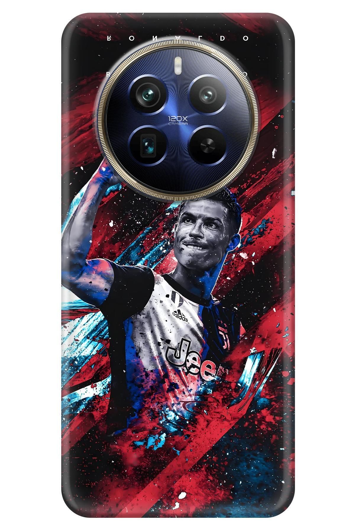 Lopard Realme 12 4G Koruyucu Kapak Covers 6 CR7 Photographic Print Bordo