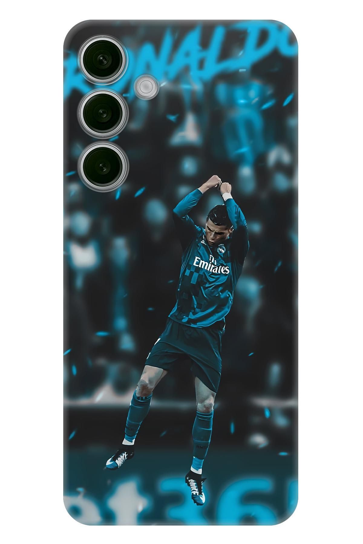 Lopard Samsung Galaxy A26 Case Kapak Covers 13 Ronaldo Forması Mavi