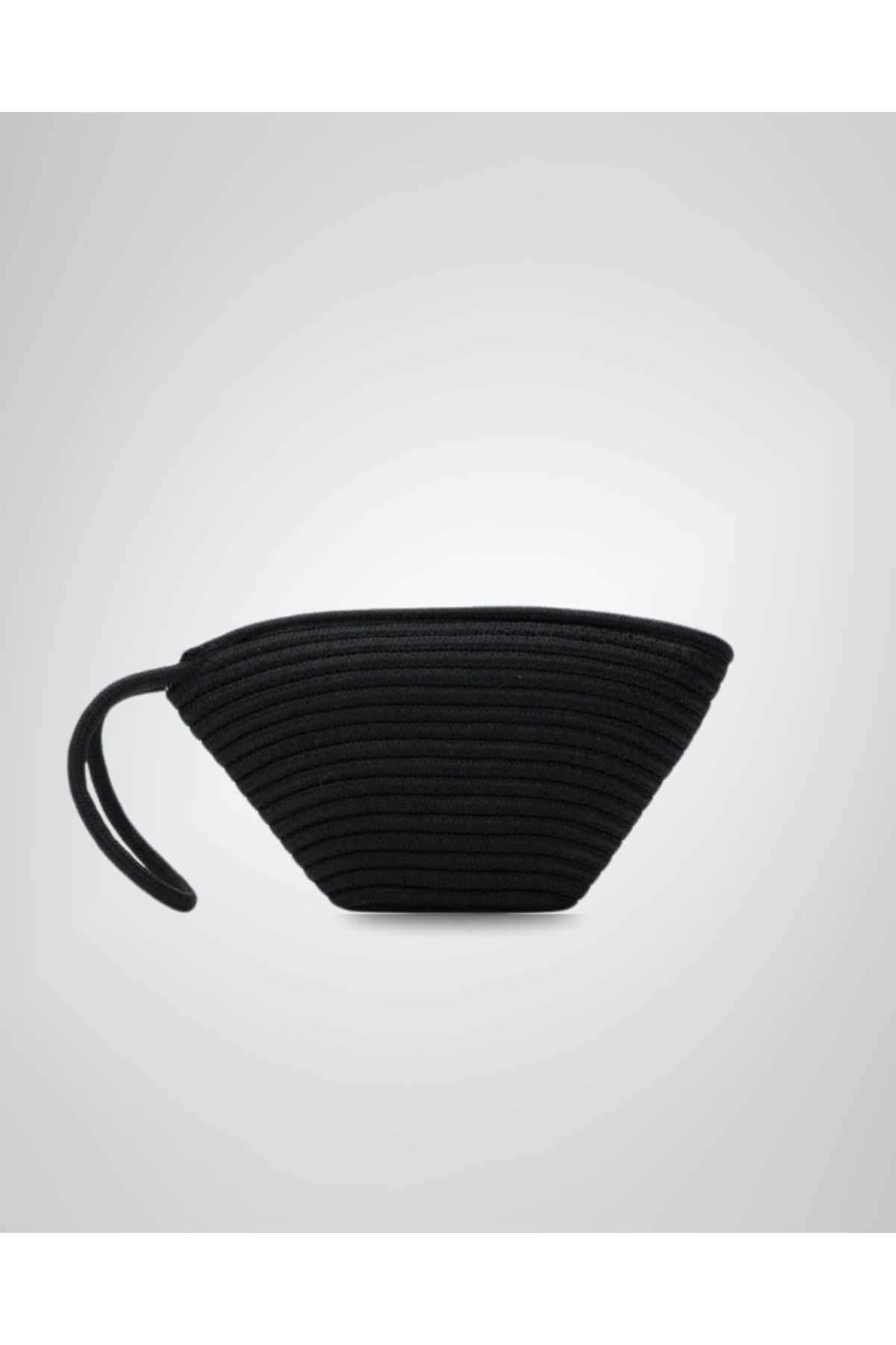 BasQue Kadın El yapımı Hasır Clutch Çanta