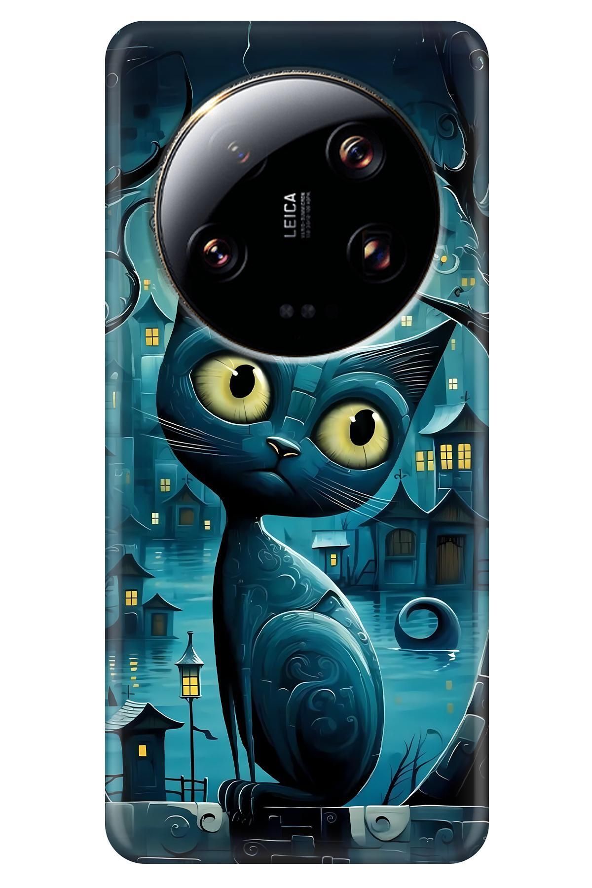 Lopard Xiaomi Mi 13 Ultra Desenli Kılıf Covers 37 Midjourney Kedili Nefti