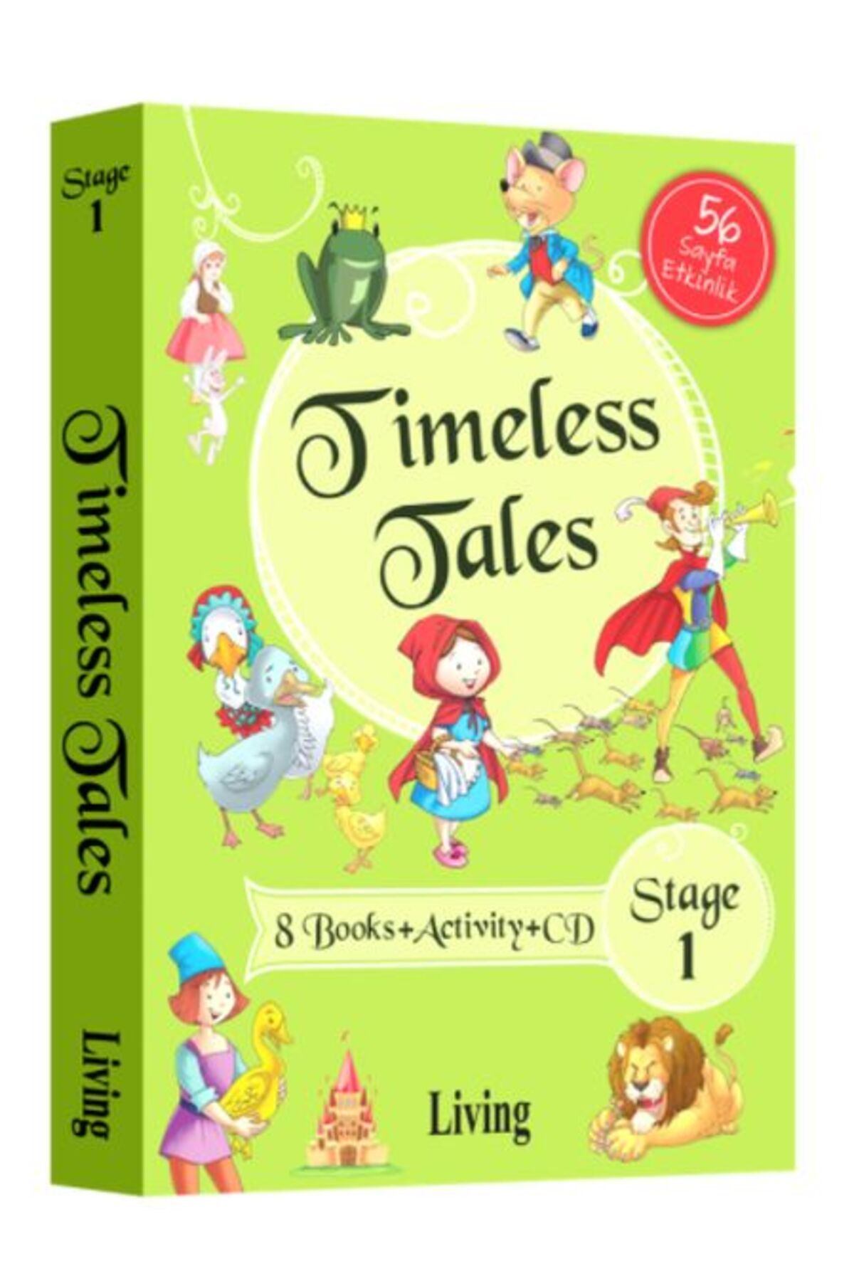 Living English Dictionary Timeless Tales Stage 1 8 BooksActivityCd