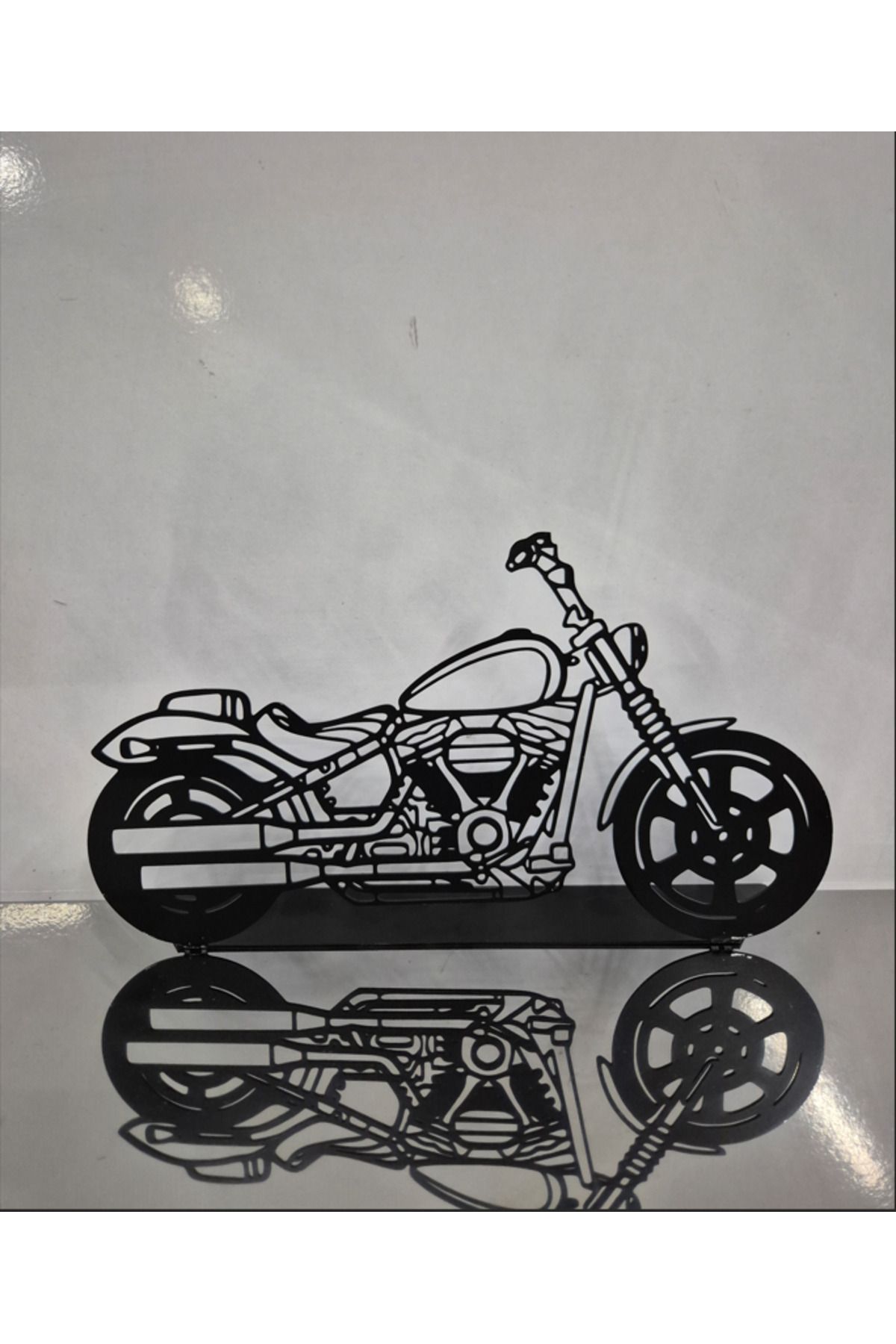 Lazer Motif Streetbob 114 Motosiklet Masaüstü Dekorasyon Metal Sac