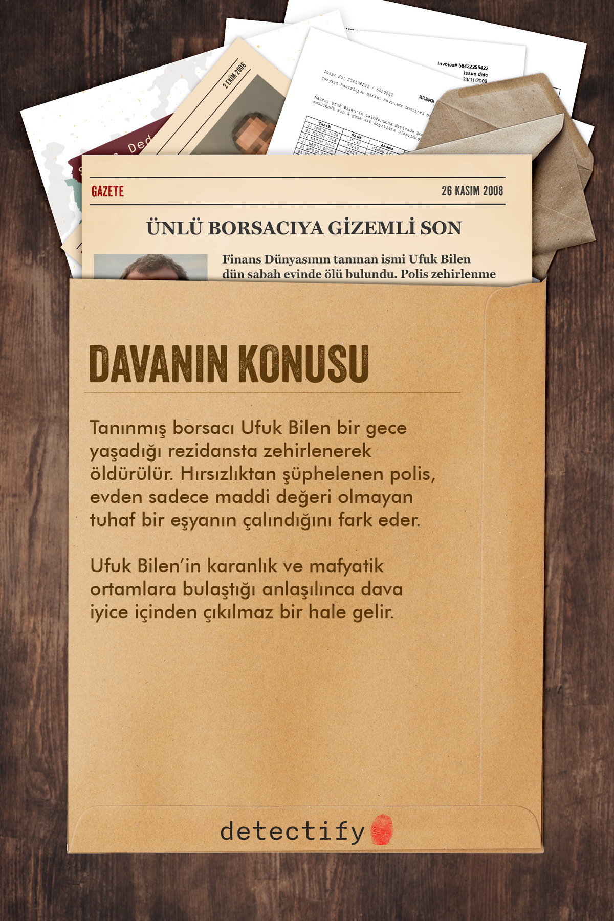 detectify-Detective Game, Broker Murder, Case Solving Box Games - Murder Solving Detective Game 3