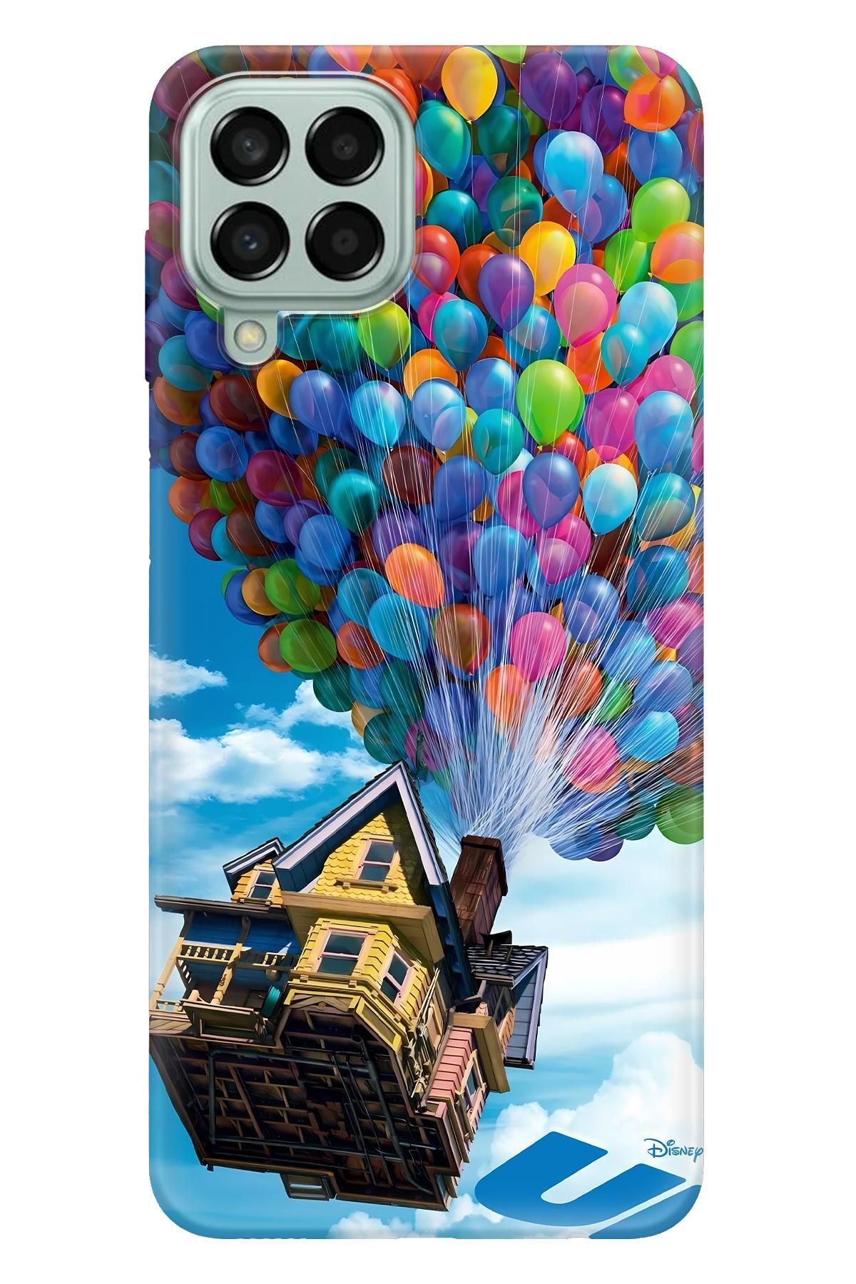 Lopard Samsung Galaxy A12 İz Bırakmayan Kılıf Covers 28 Yukarı Bak Afiş Mavi Kırmızı