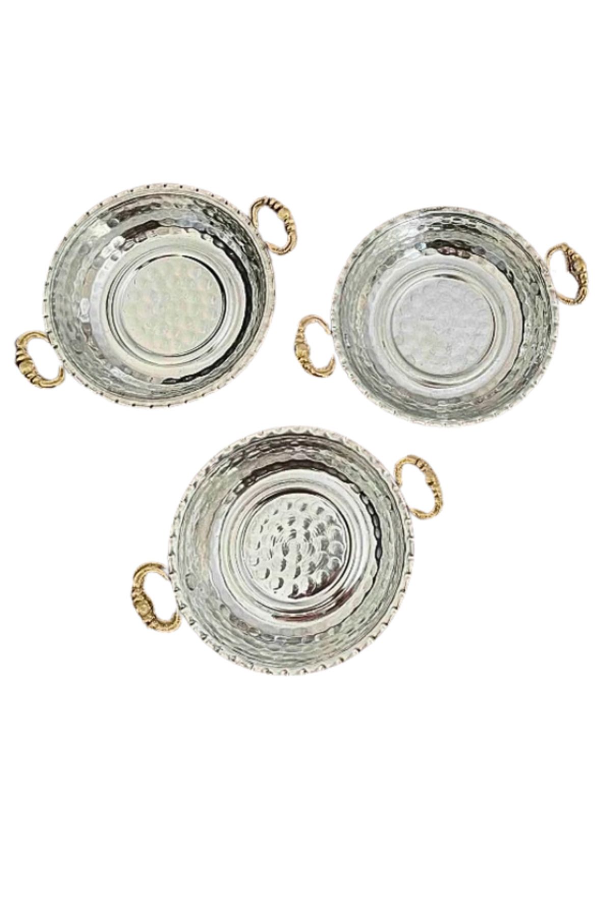 COPPERMALL HANDMADE Bakır Mini Tava Kahvaltılık Meze Çerez Tabağı