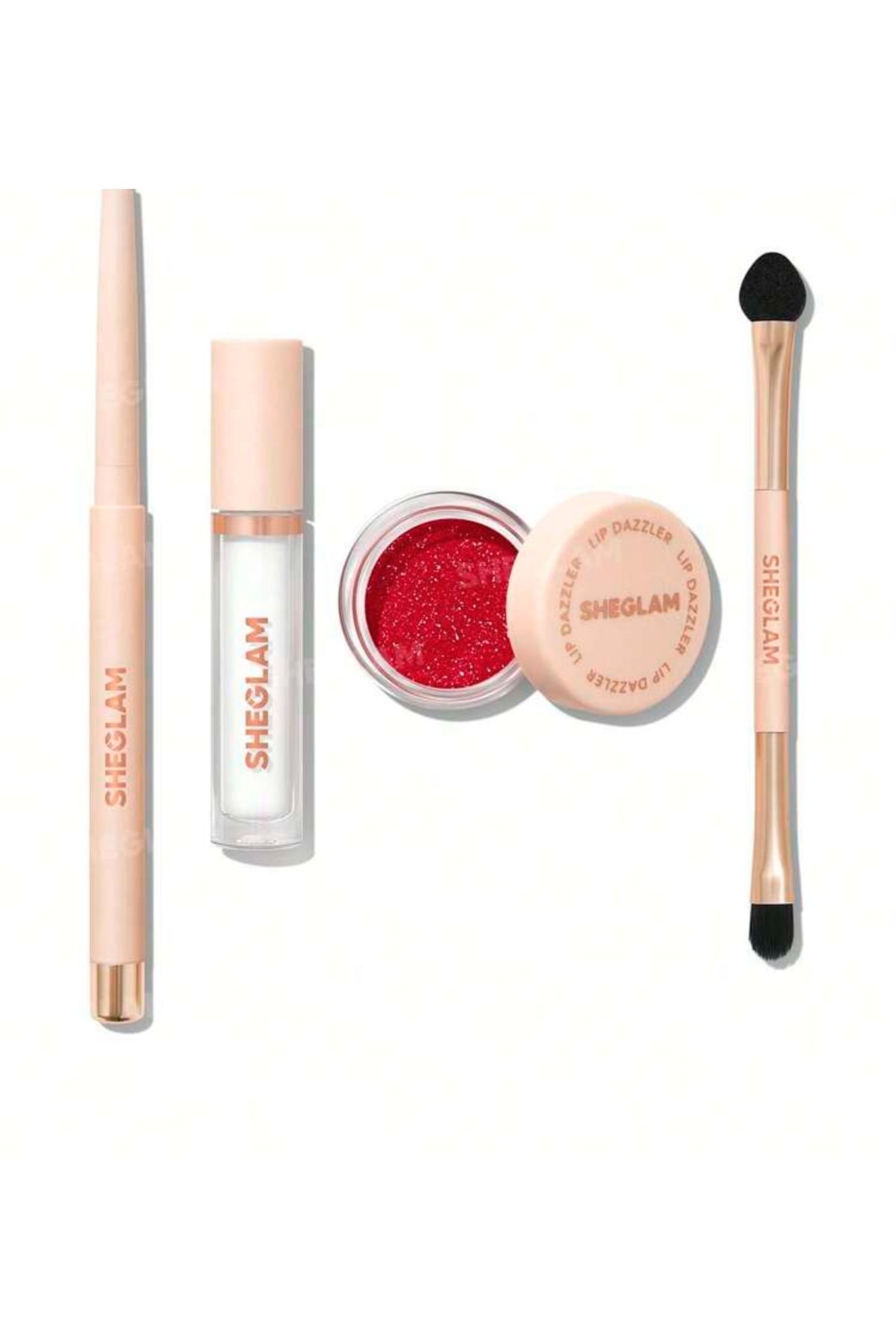 SHEGLAM Lip Dazzler Glitter Kit - Curtain Call