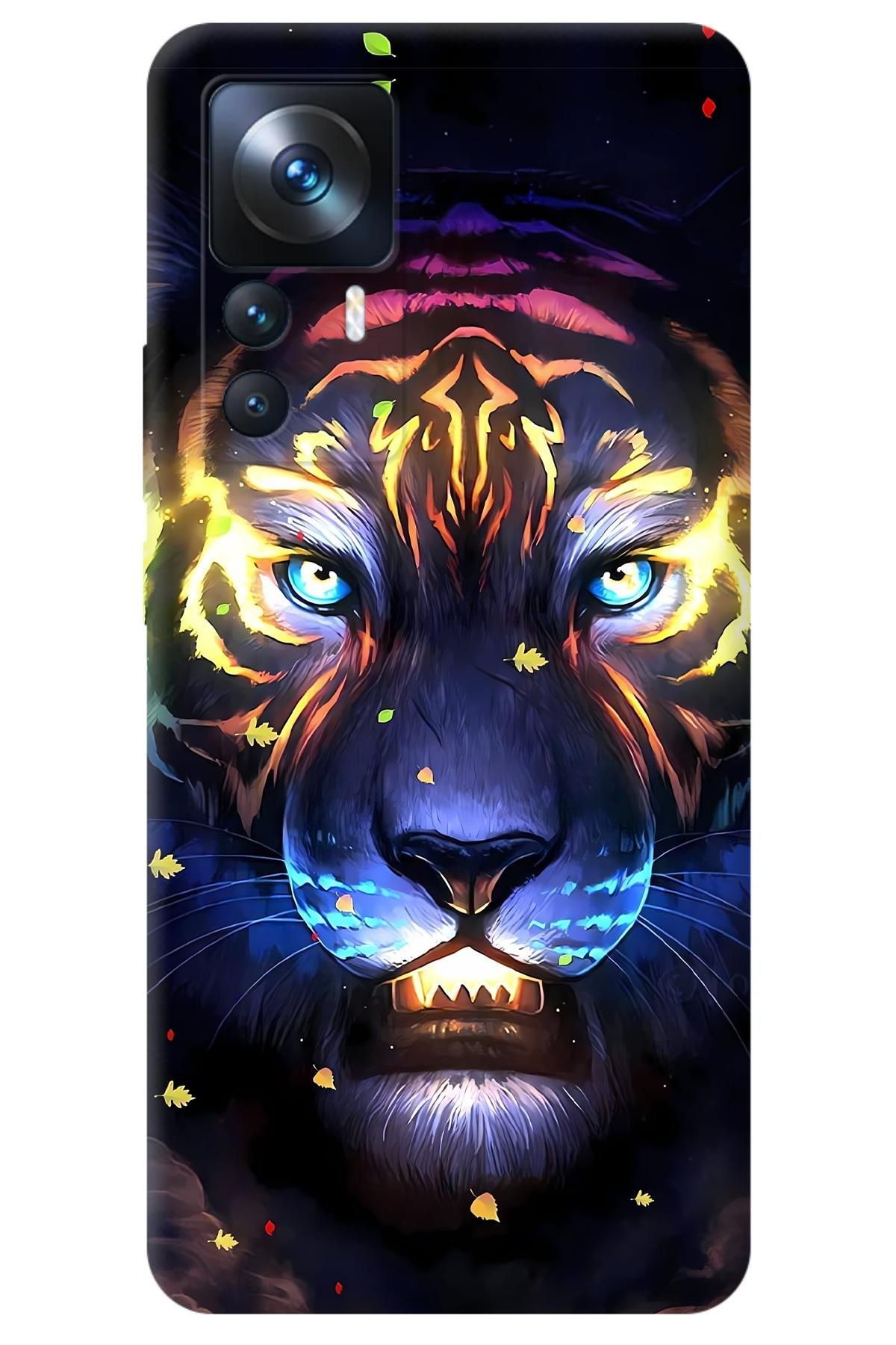 Lopard Xiaomi Mi 12T Pro Sararmayan Silikon Kılıf Covers 27 Neon Leon Colorful