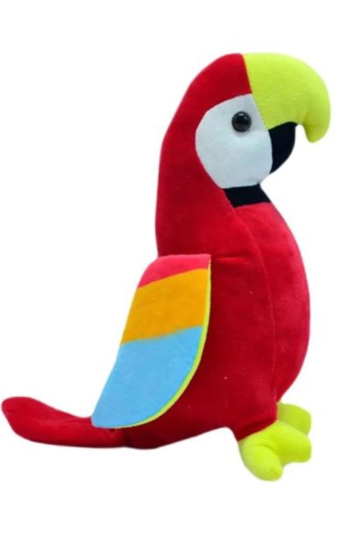 muzipstore Kırmızı Papağan Pelüş 40Cm