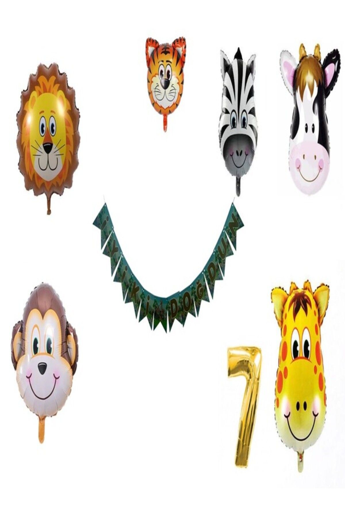 klbk SAFARİ DOĞUM GÜNÜ BALON KONSEPTİ