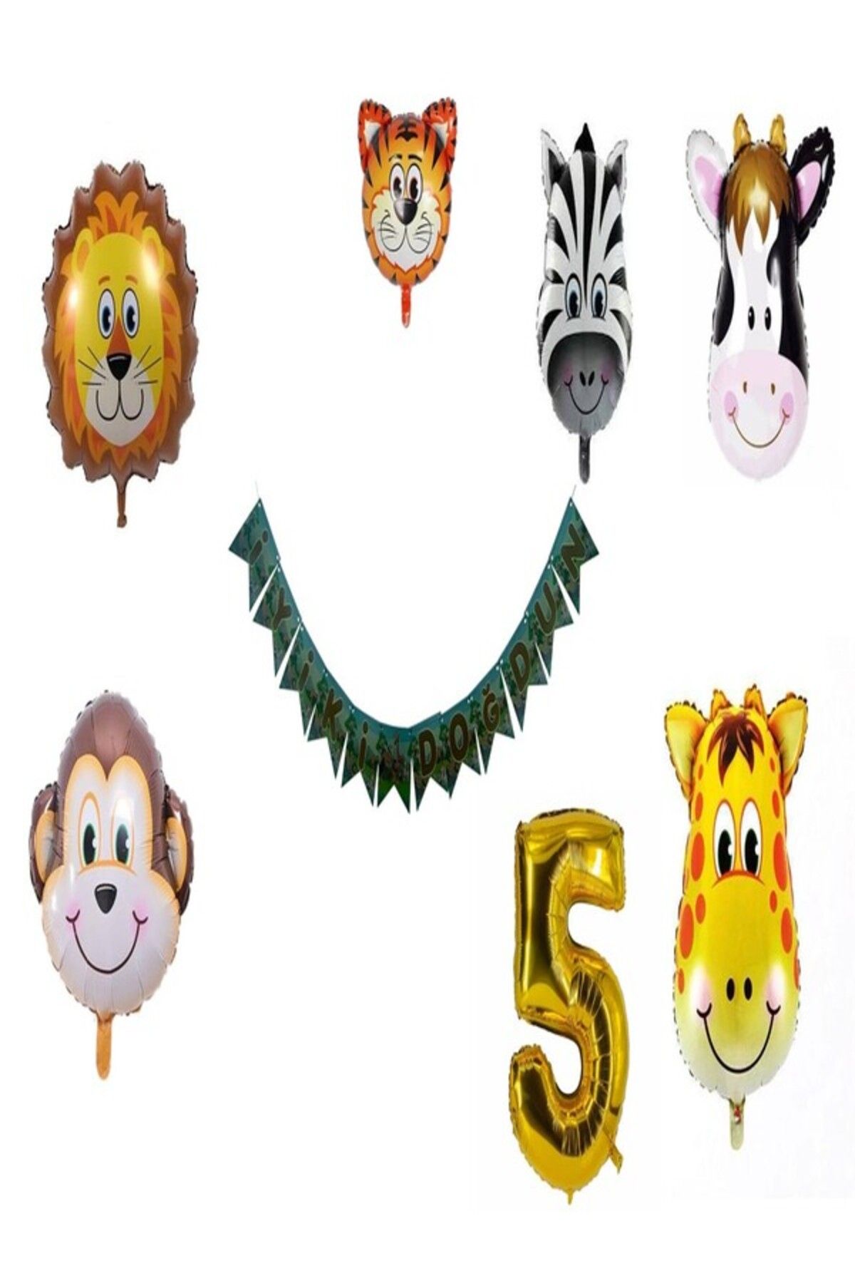 klbk SAFARİ DOĞUM GÜNÜ BALON KONSEPTİ
