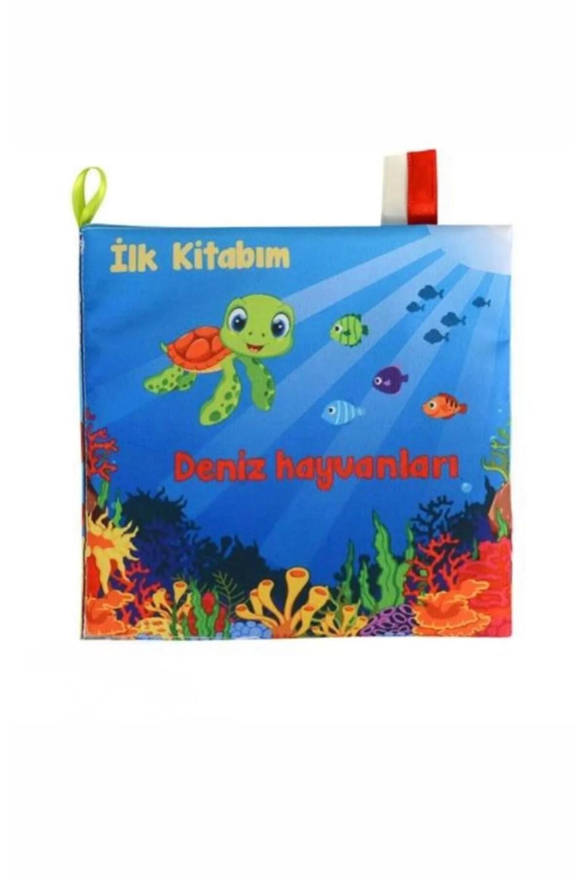 Lumos Trade Bebekler İçin Eğitici ve Öğretici Hışırtılı Kitap - İlk Kitabım Deniz Hayvanları