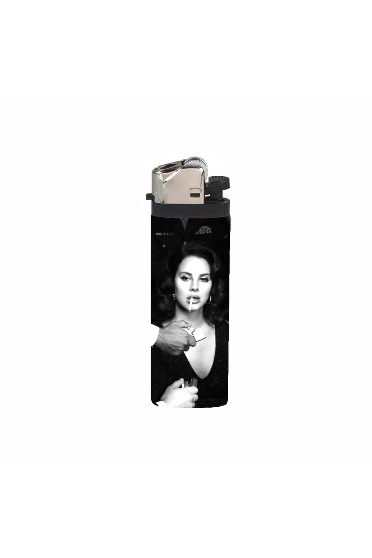 hediyenebak Çakmak Lana Del Rey Efkar Yazılı Full Kaplamalı Gazlı Çakmak