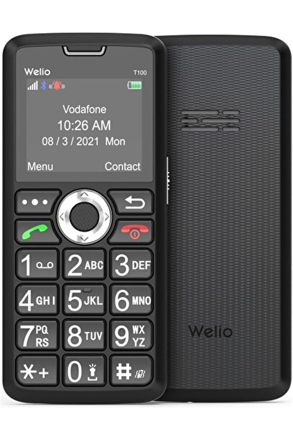 CEP-HANE Welio Wkey T100 Tuşlu Cep Telefonu Kamerasız Cep Telefonu (KVK GARANTİLİ)