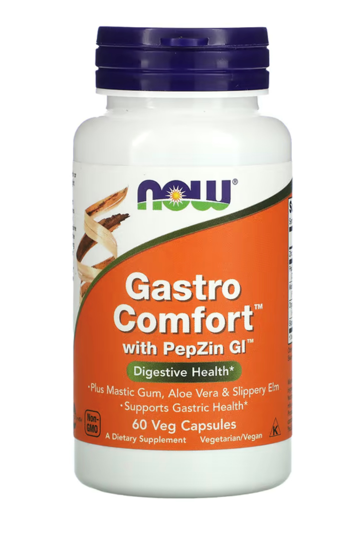 Now Foods GASTRO COMFORT with PepZin GI, 60 Vegie Capsul. Abd Menşei.3946