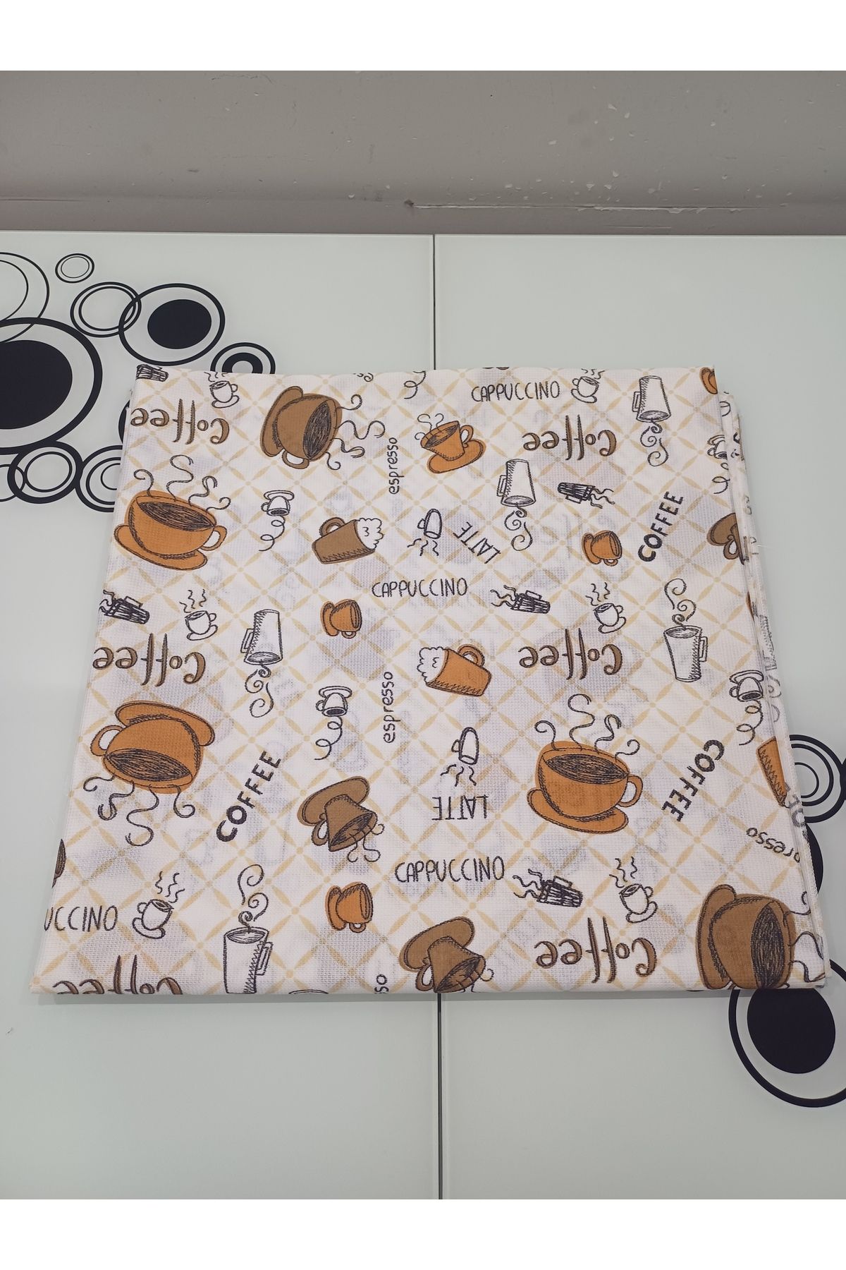 Gereli Home JARSE SORFA BEZİ MASA ÖRTÜSÜ BATTAL BOY 200x200cm