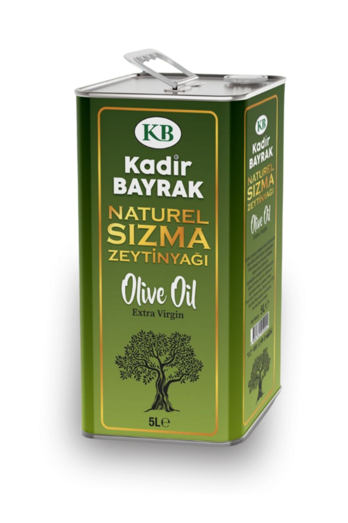 Kadir Bayrak Zeytincilik Naturel Sızma Zeytinyağı 5 LT.
