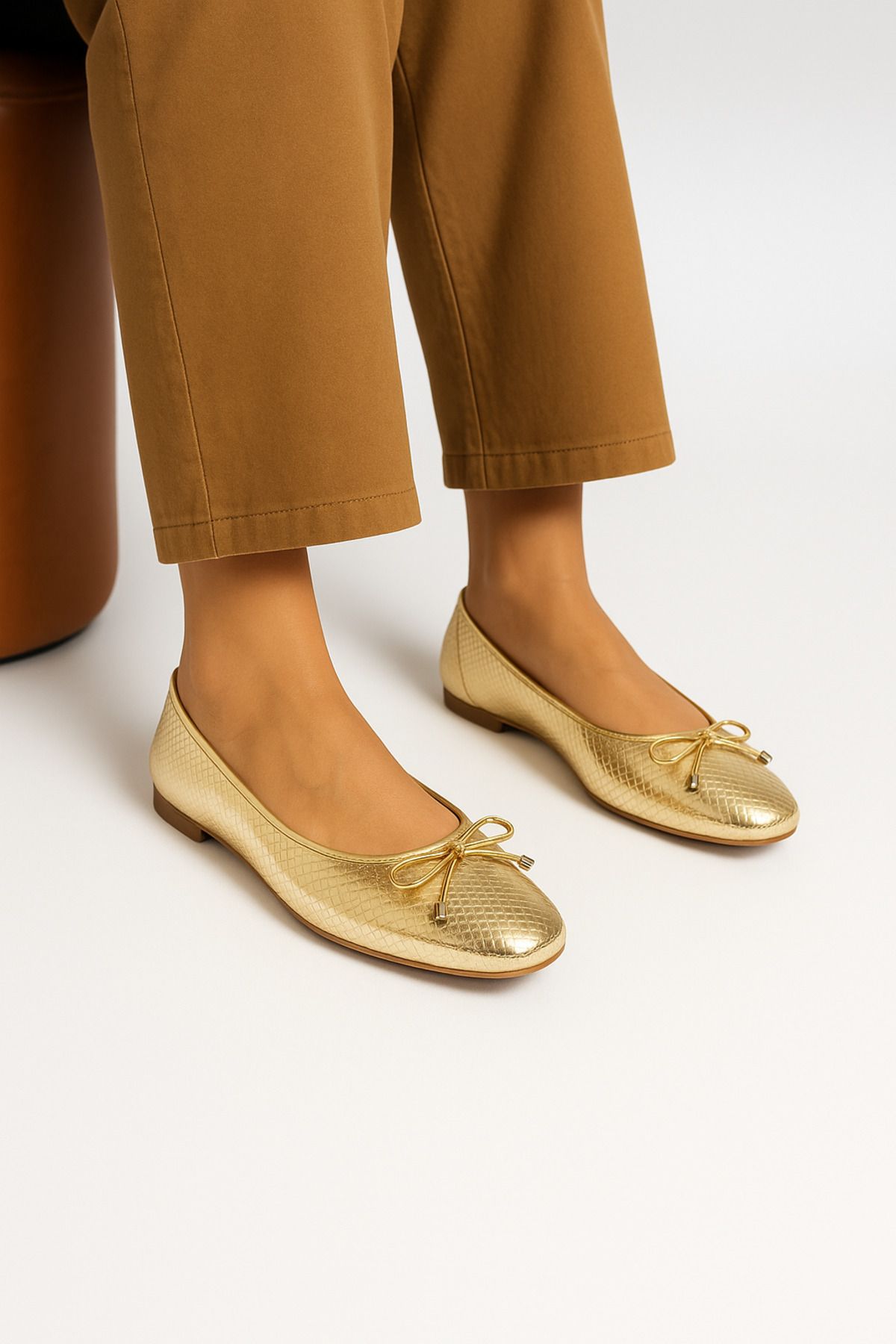MUFUMA Kadın Gold Babet