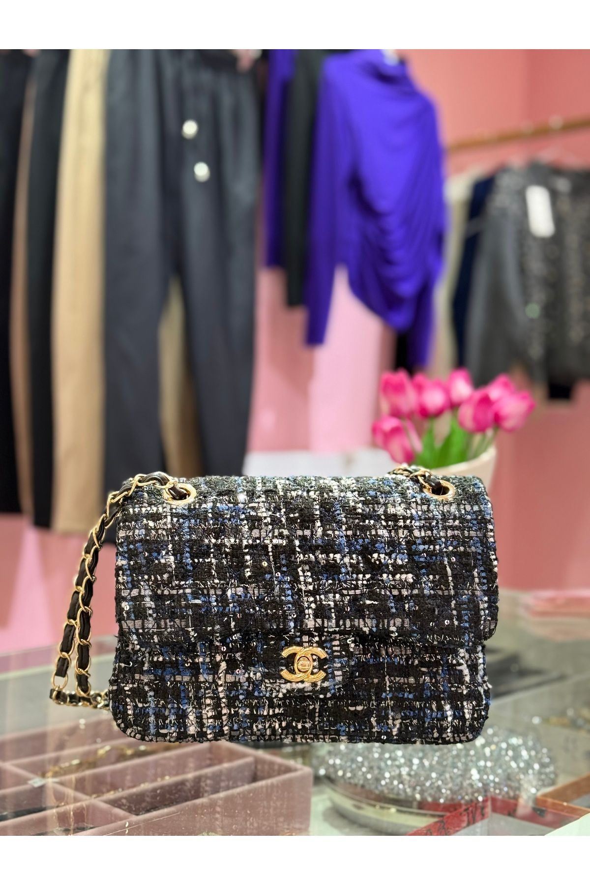 Elya moda evi C lacivert çanta