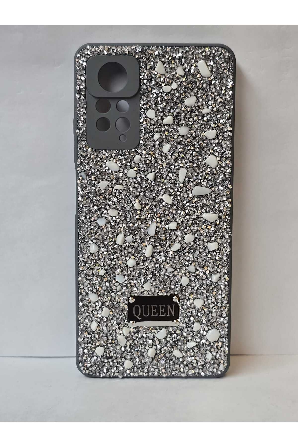 FATÖZ ACCESSORY Redmi Note 11 Pro 5G Uyumlu Taşlı Tasarım Lüks Telefon Kılıfı.