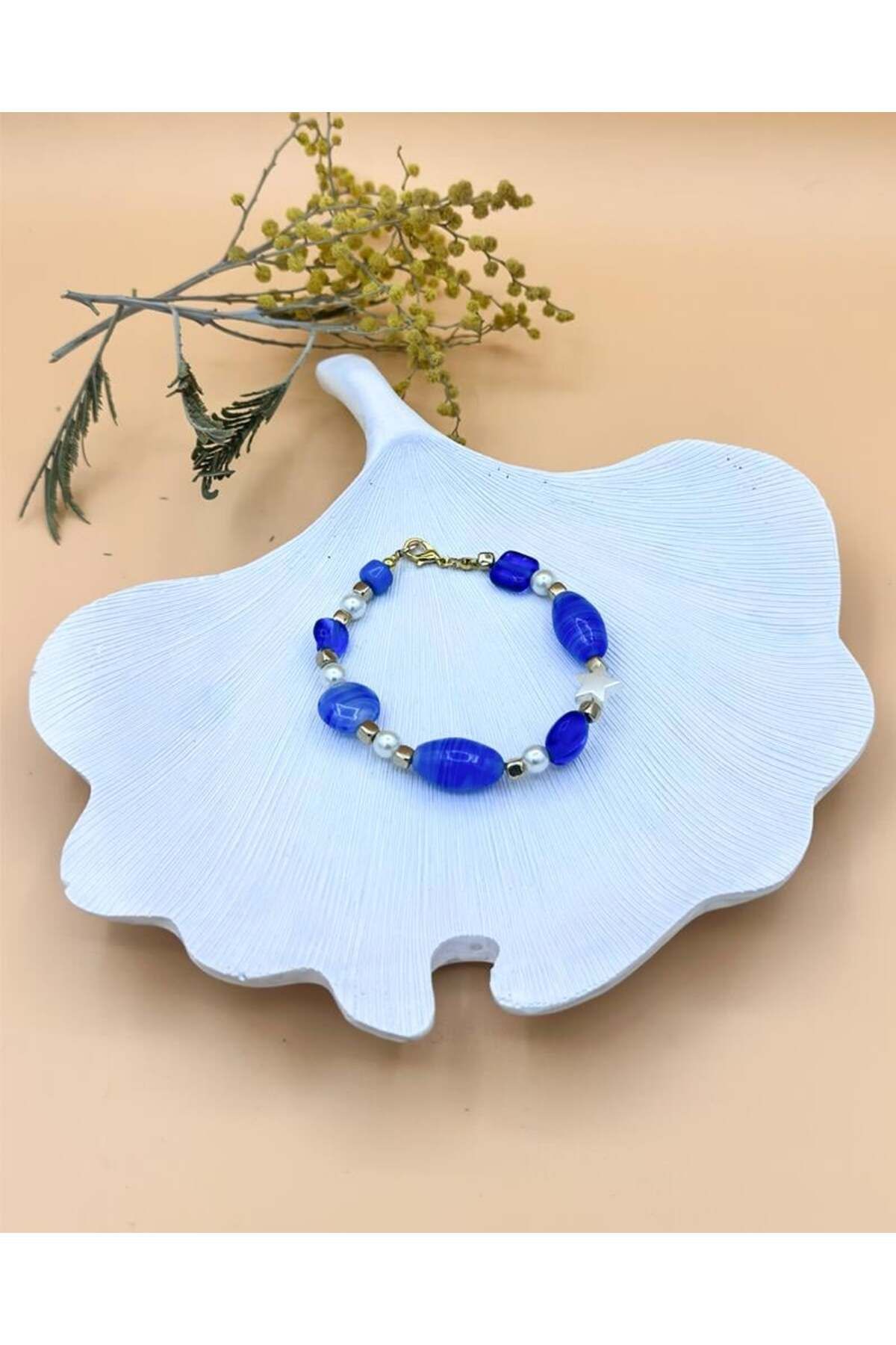 Nevoka Azul El Yapımı Mavi Bileklik