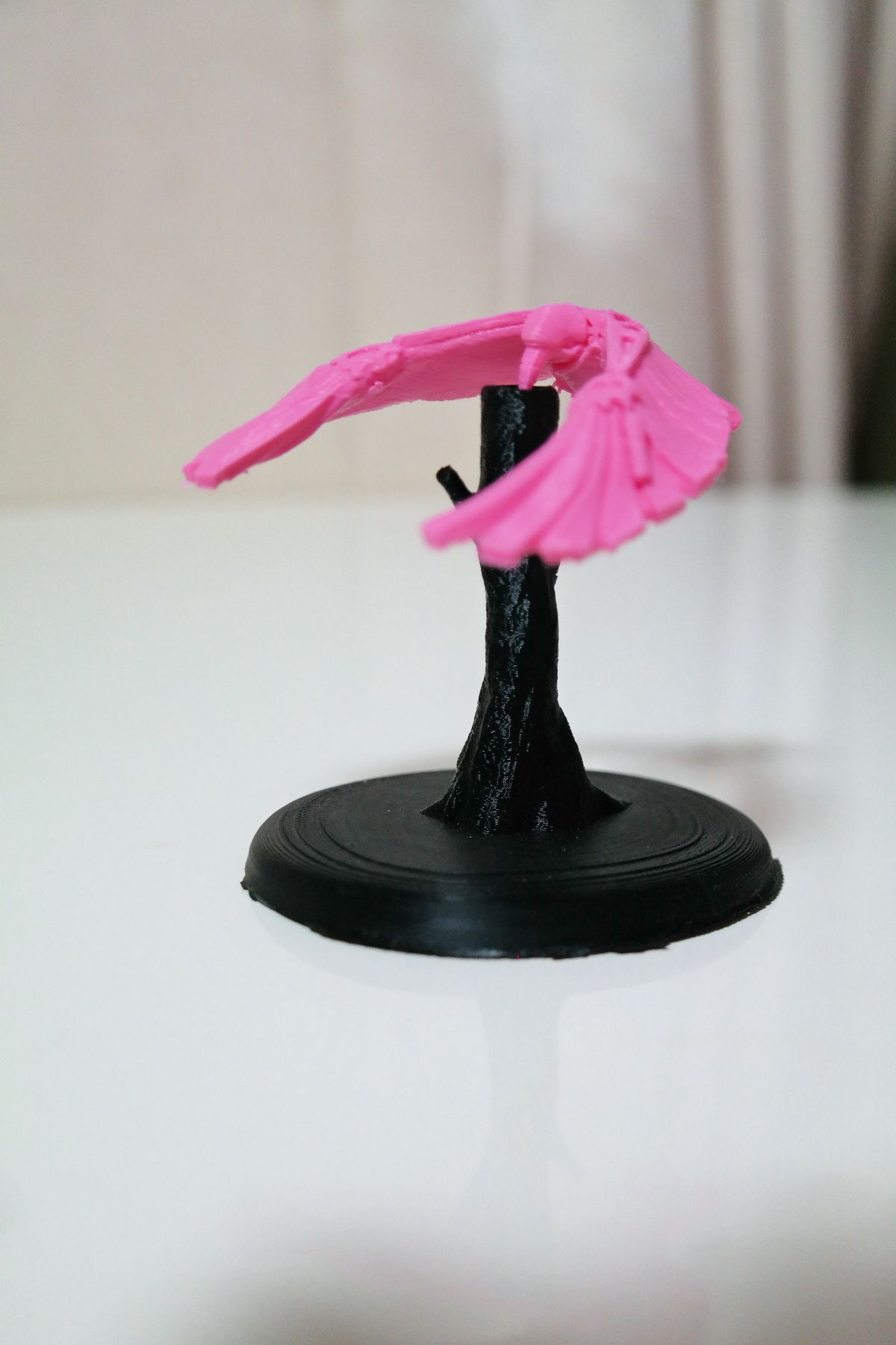 Uzman3D Denge Kuşu Eğitici Oyuncak ve Masa Süsü Pembe