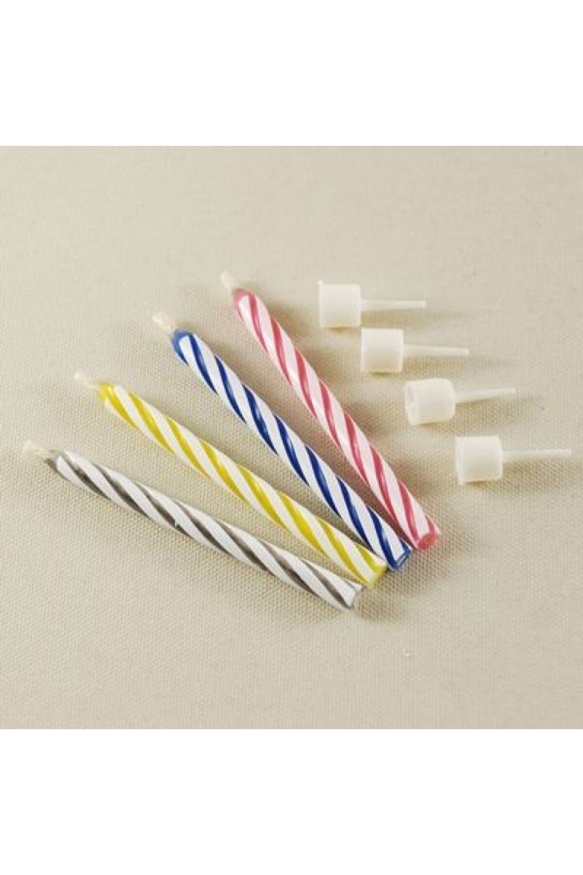 mikudesign Pasta Mumu - Sönmeyen Mum - 10 Adet - Tekrar Yanan Mum