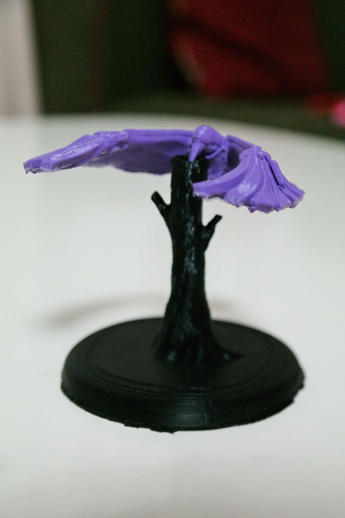 Uzman3D Denge Kuşu Eğitici Oyuncak ve Masa Süsü Mor
