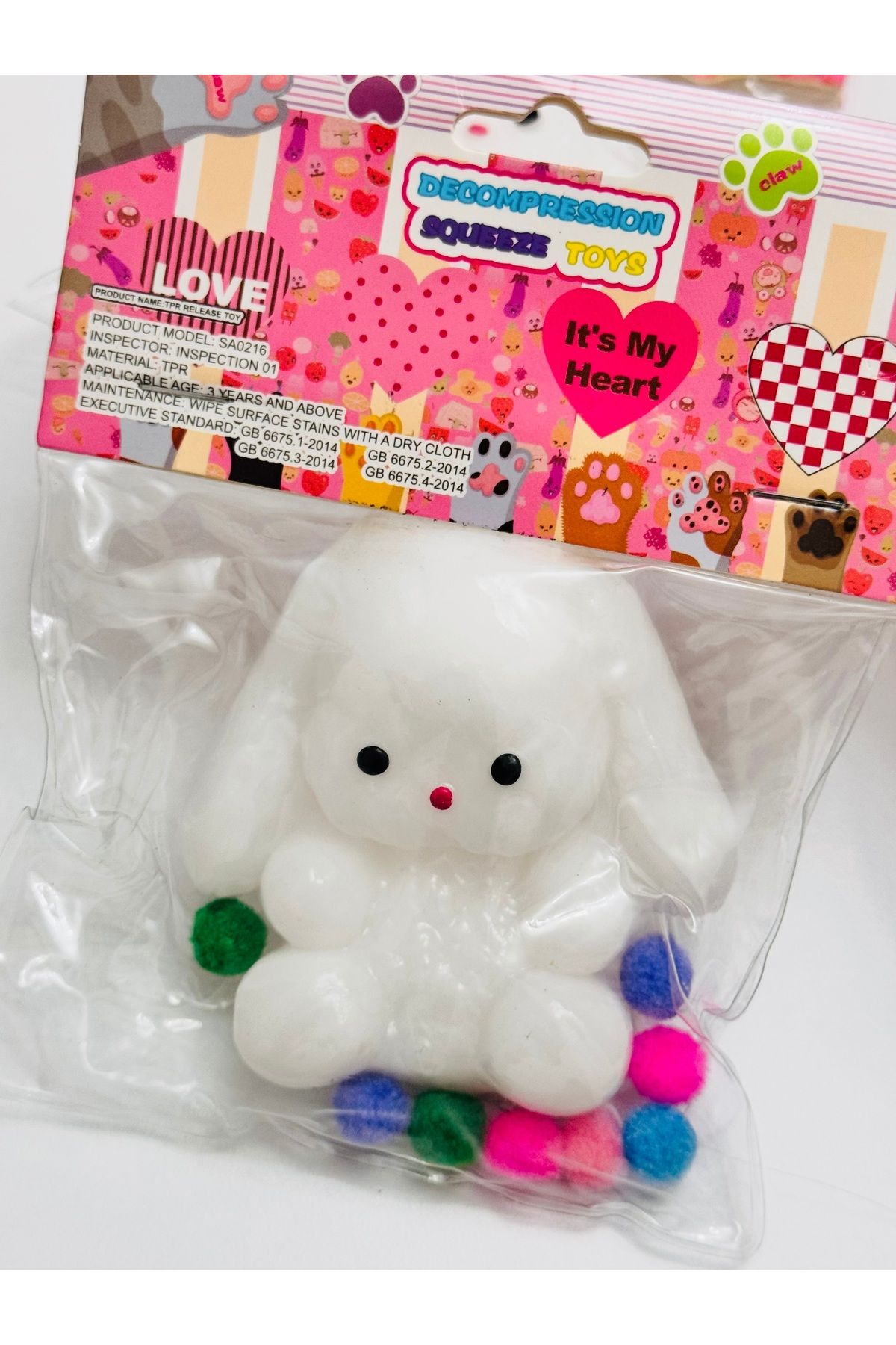 sukuşi Tavşan Beyaz Sukuşi Squishy