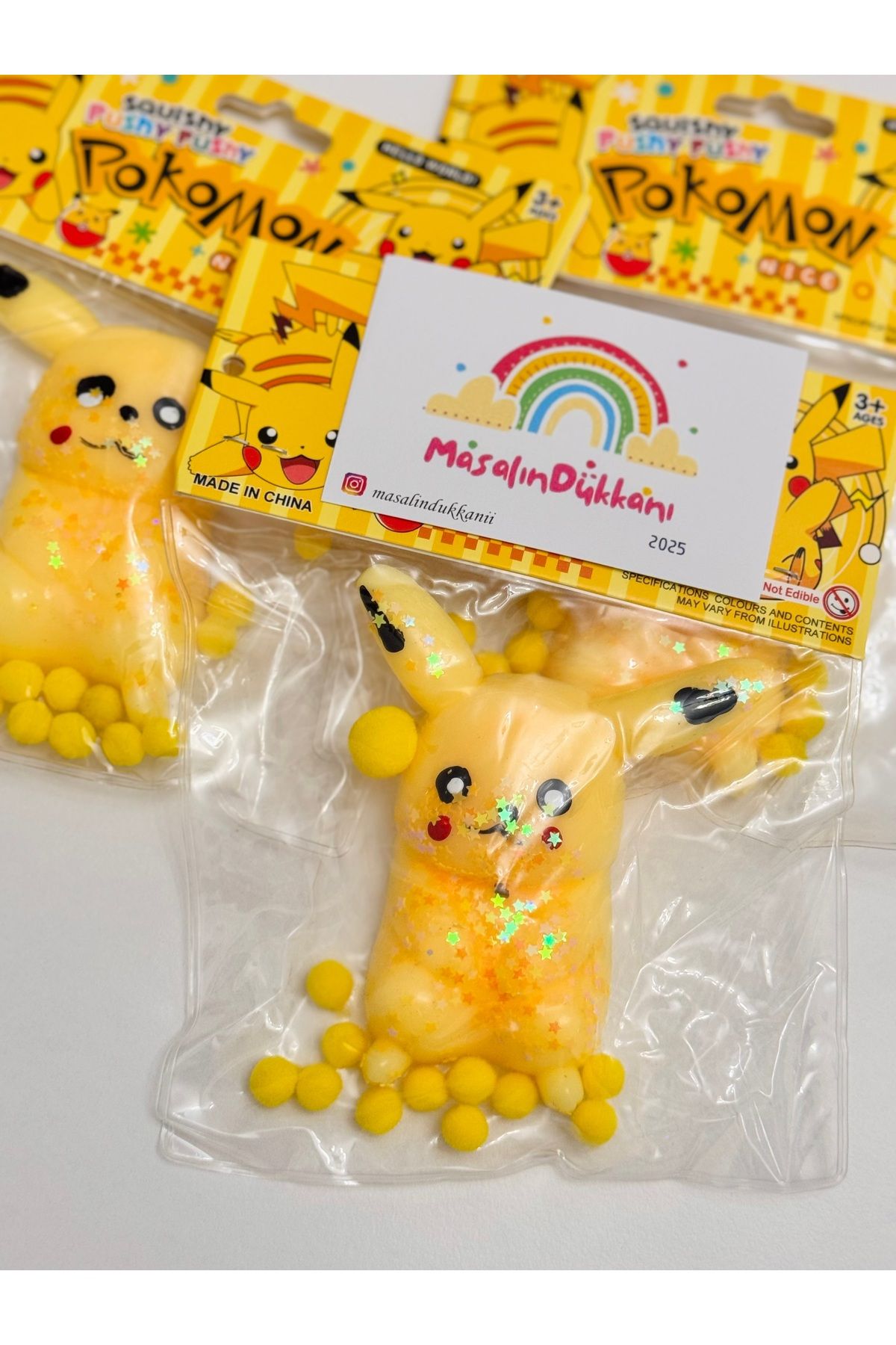 sukuşi Pikachu Pokemon Sukuşi Squishy