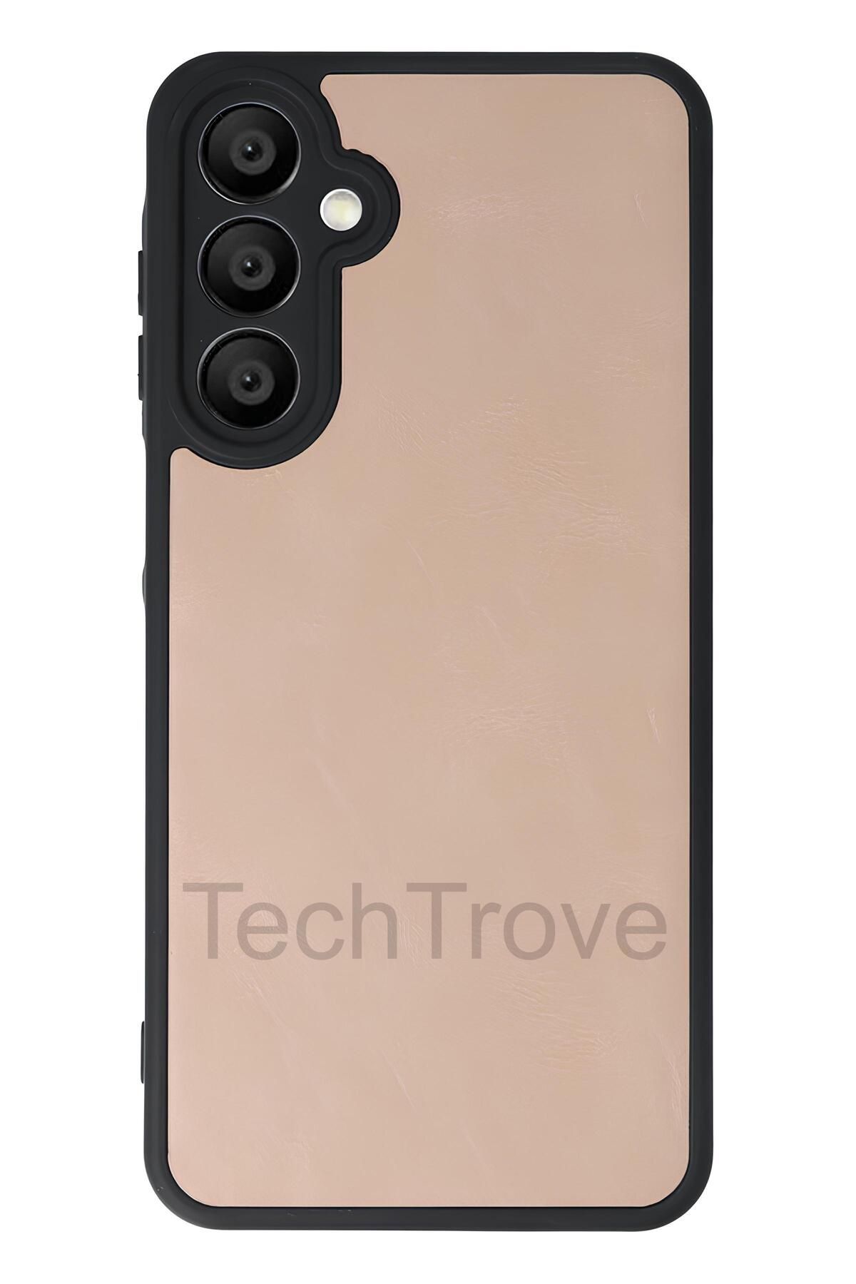 TechTrove Samsung Galaxy A16 Kılıf Premium Deri Dokulu Ekstra Darbe Korumalı Kapak