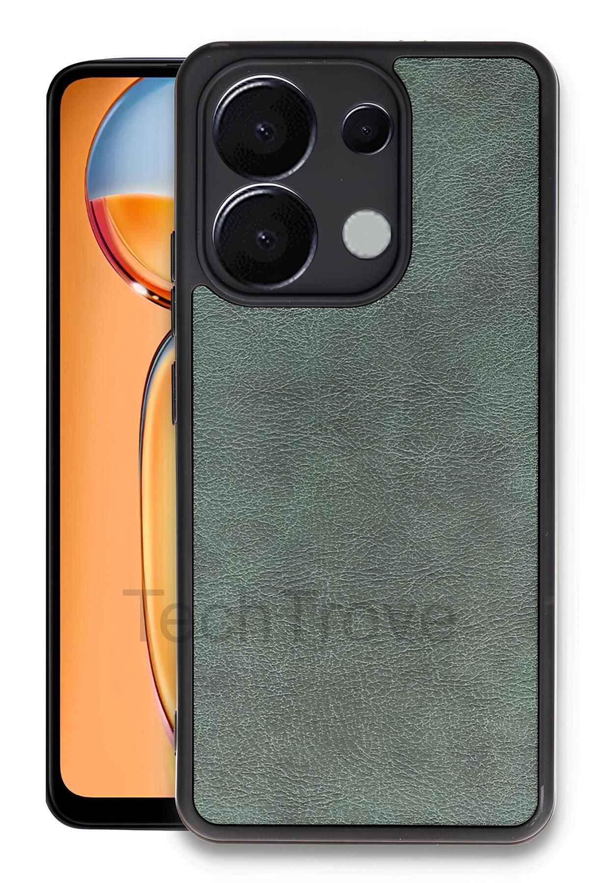 TechTrove Xiaomi Redmi Note 13 Pro 5G Kılıf Premium Deri Dokulu Ekstra Darbe Korumalı Kapak