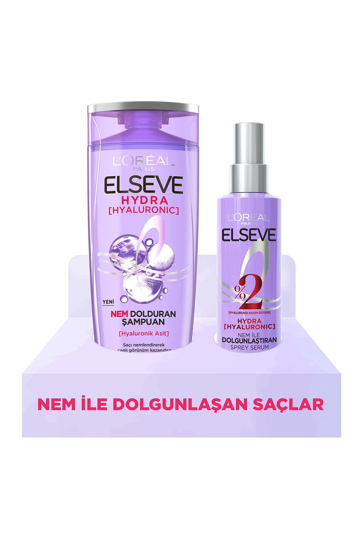 ELSEVE Hydra Şampuan 360 Ml + Hydra Serum 150 Ml