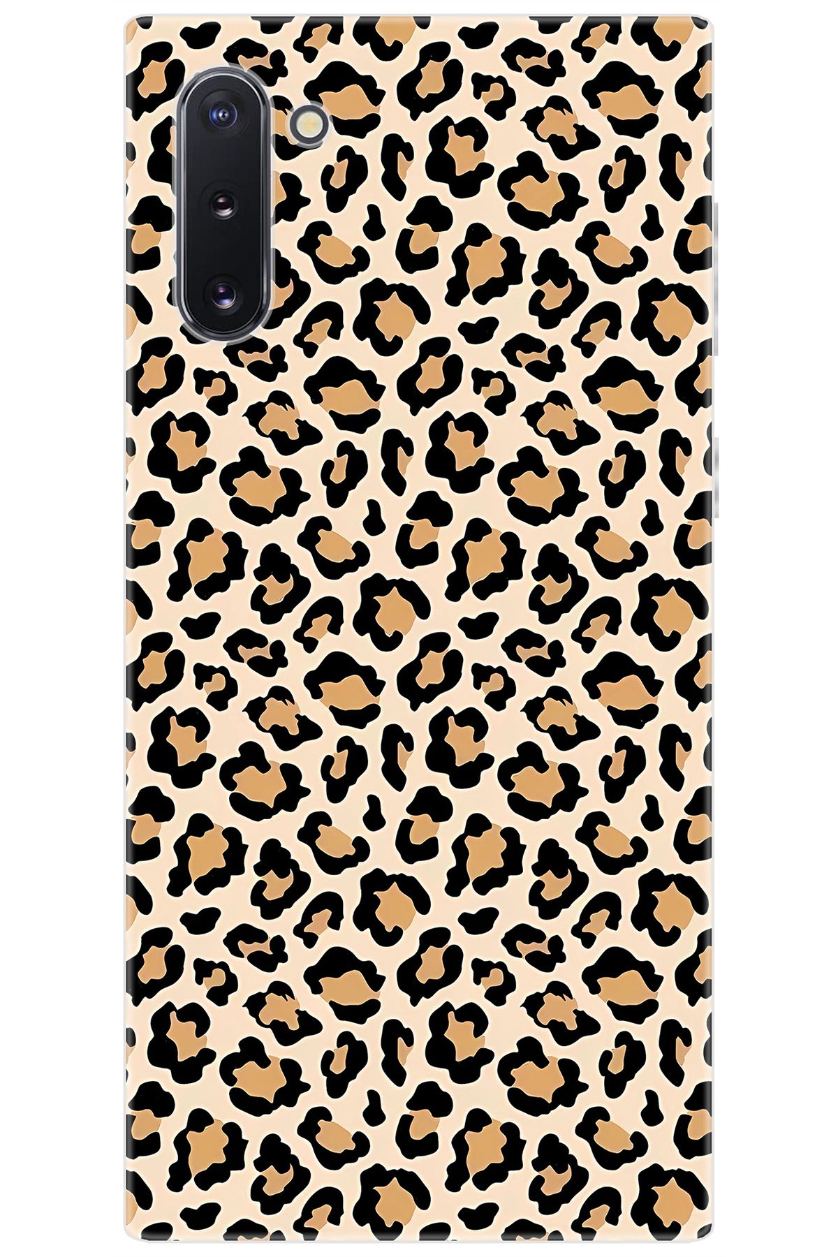 Ceppare Samsung Galaxy Note 10 (SM-N970F) Uyumlu Kılıf Desenli Silikon Leopar Desen STK:743 CP-Vun0d4N