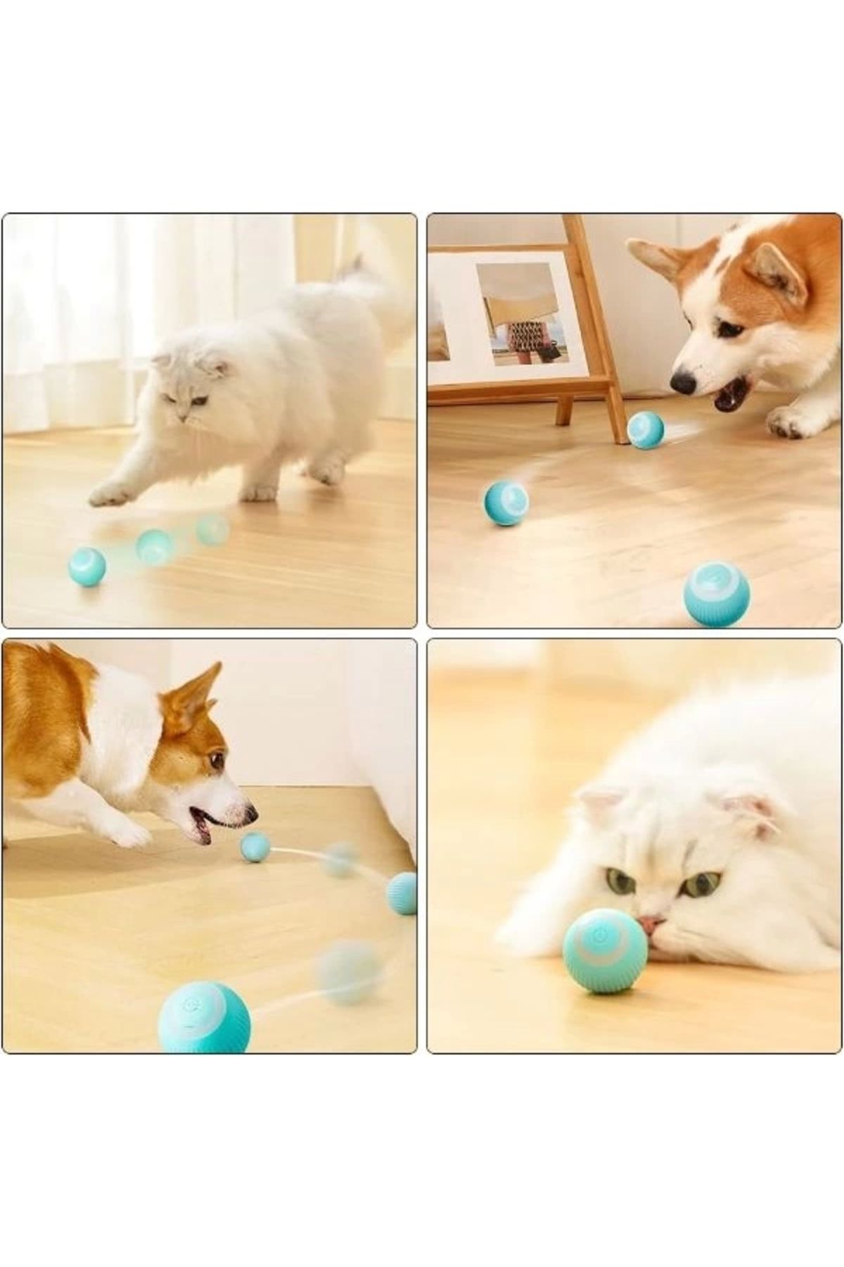 TTT İnteraktif Kedi Köpek Şarjlı Oyun Topu