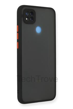 TechTrove Xiaomi Redmi 9C Kılıf Darbe ve Kamera Korumalı Lüks Mat Silikon Kapak