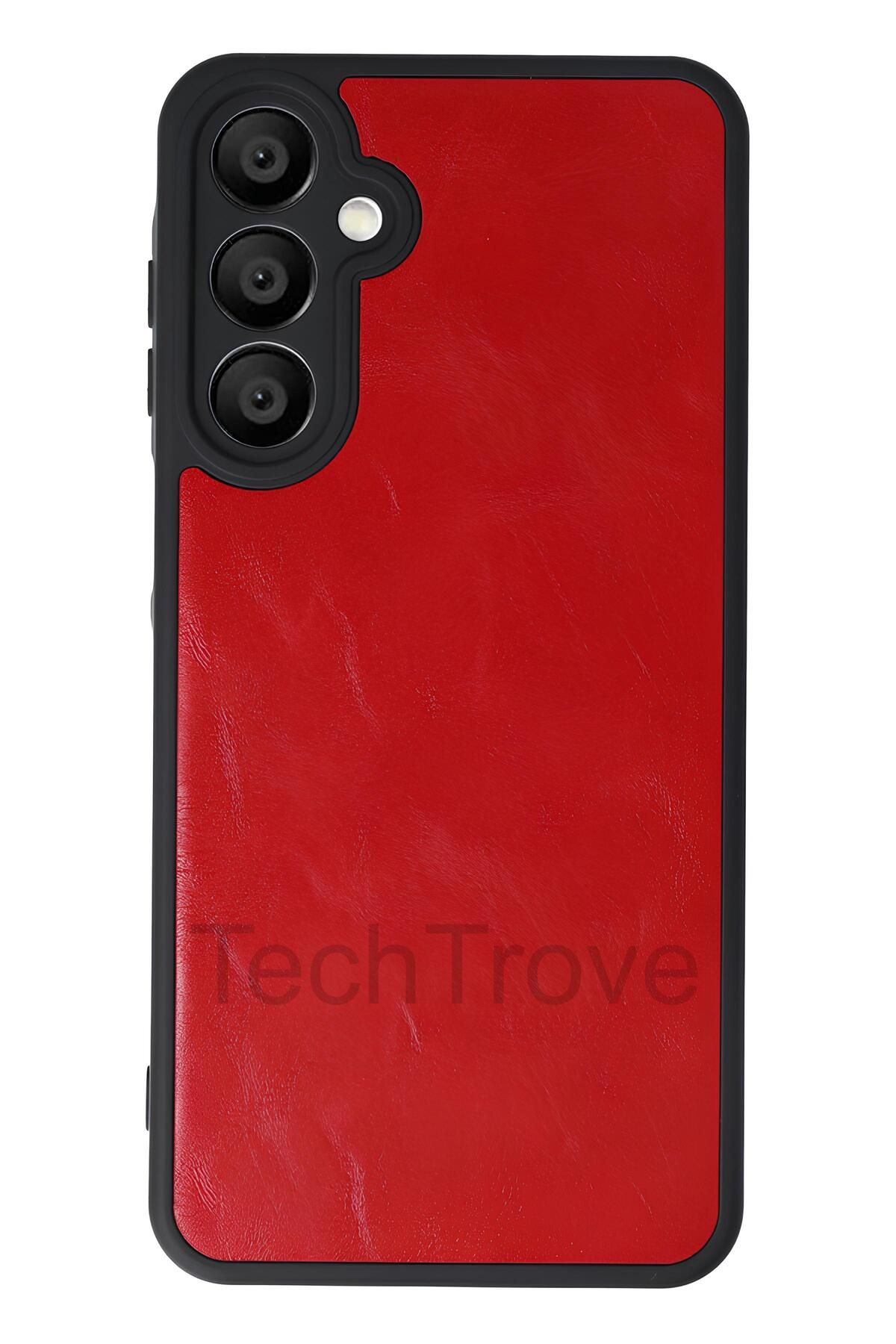TechTrove Samsung Galaxy A16 Kılıf Premium Deri Dokulu Ekstra Darbe Korumalı Kapak