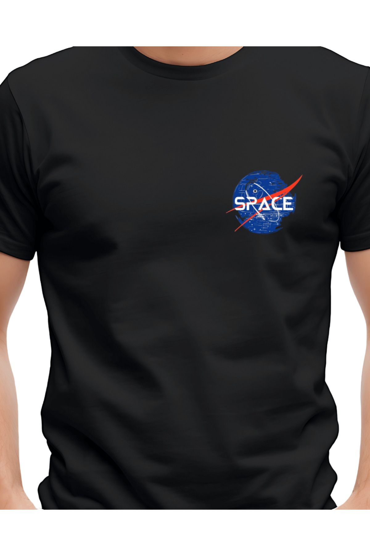 Ebiidesign Space Tasarımlı Baskılı T-Shirt