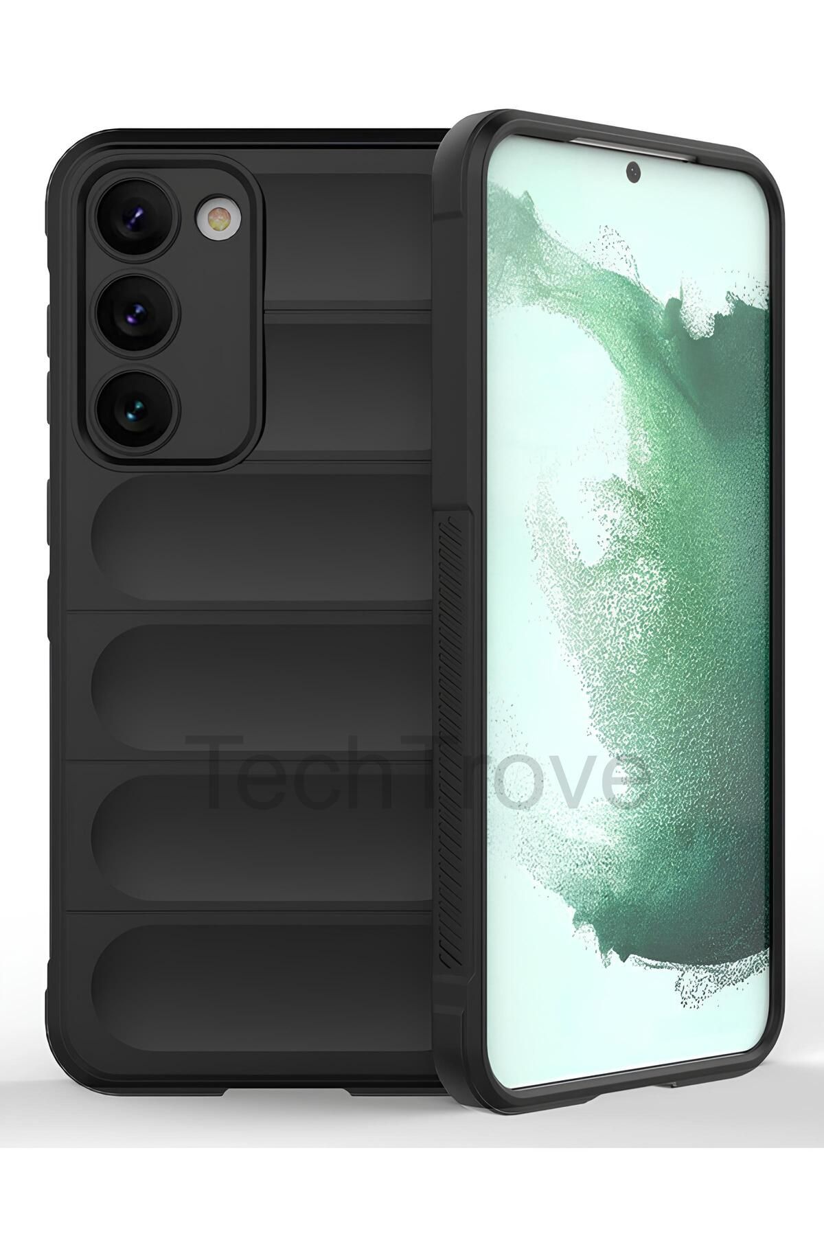 TechTrove Samsung Galaxy S23 Plus Kılıf Elde Kaymaz İçi Kadife Silikon Kapak