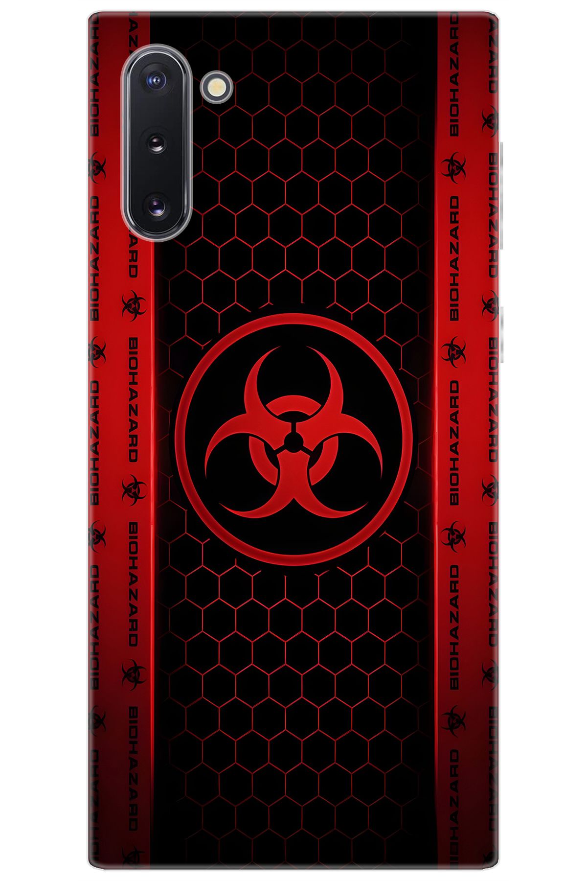 Ceppare Samsung Galaxy Note 10 (SM-N970F) Uyumlu Kılıf Desenli Silikon Biohazard STK:754 CP-qYMBEh8
