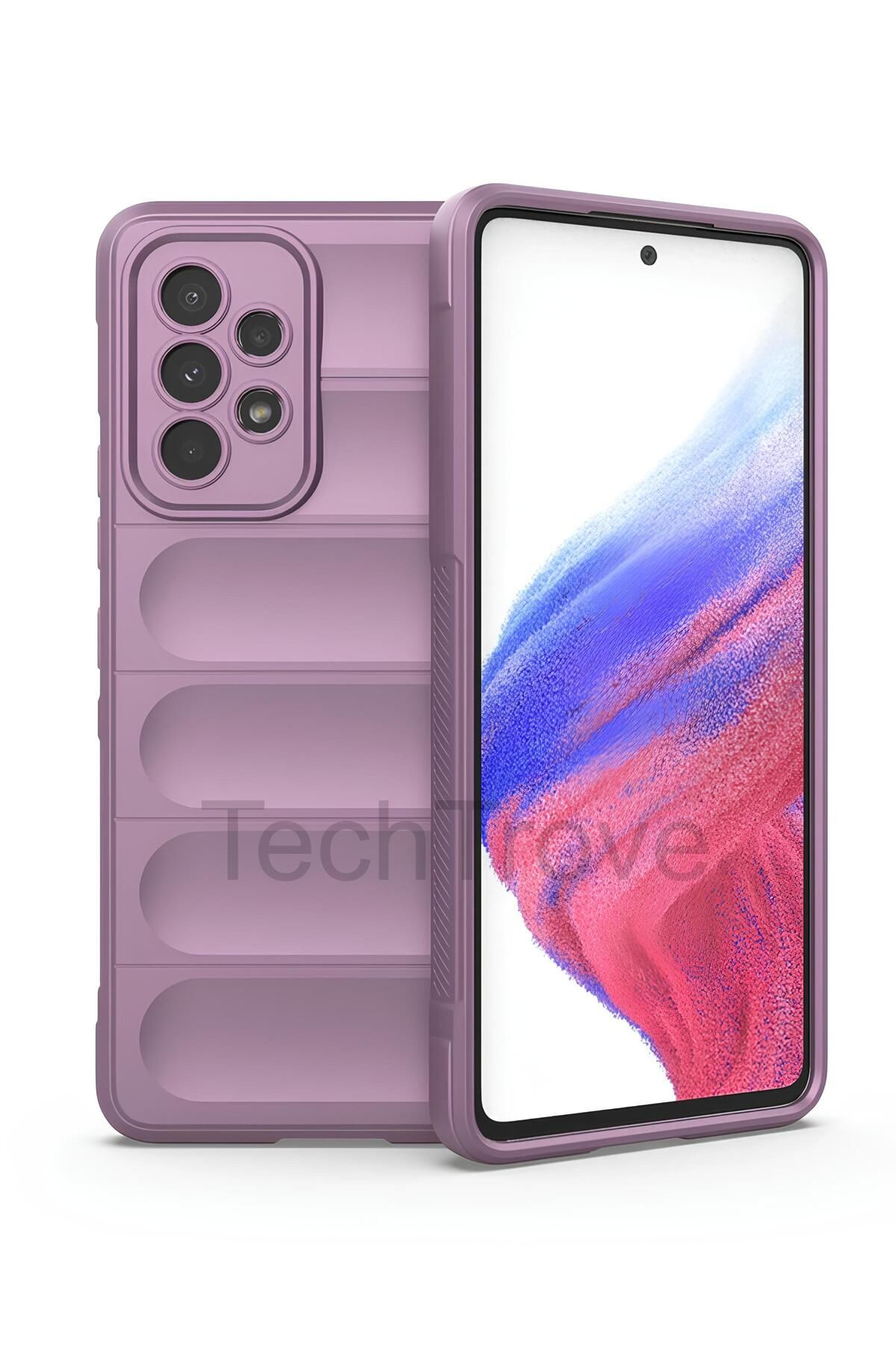 TechTrove Samsung Galaxy A53 5G Kılıf Elde Kaymaz İçi Kadife Silikon Kapak