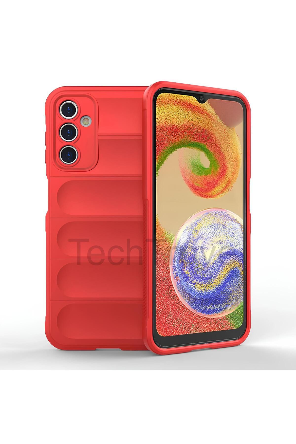 TechTrove Samsung Galaxy A14 4G Kılıf Elde Kaymaz İçi Kadife Silikon Kapak