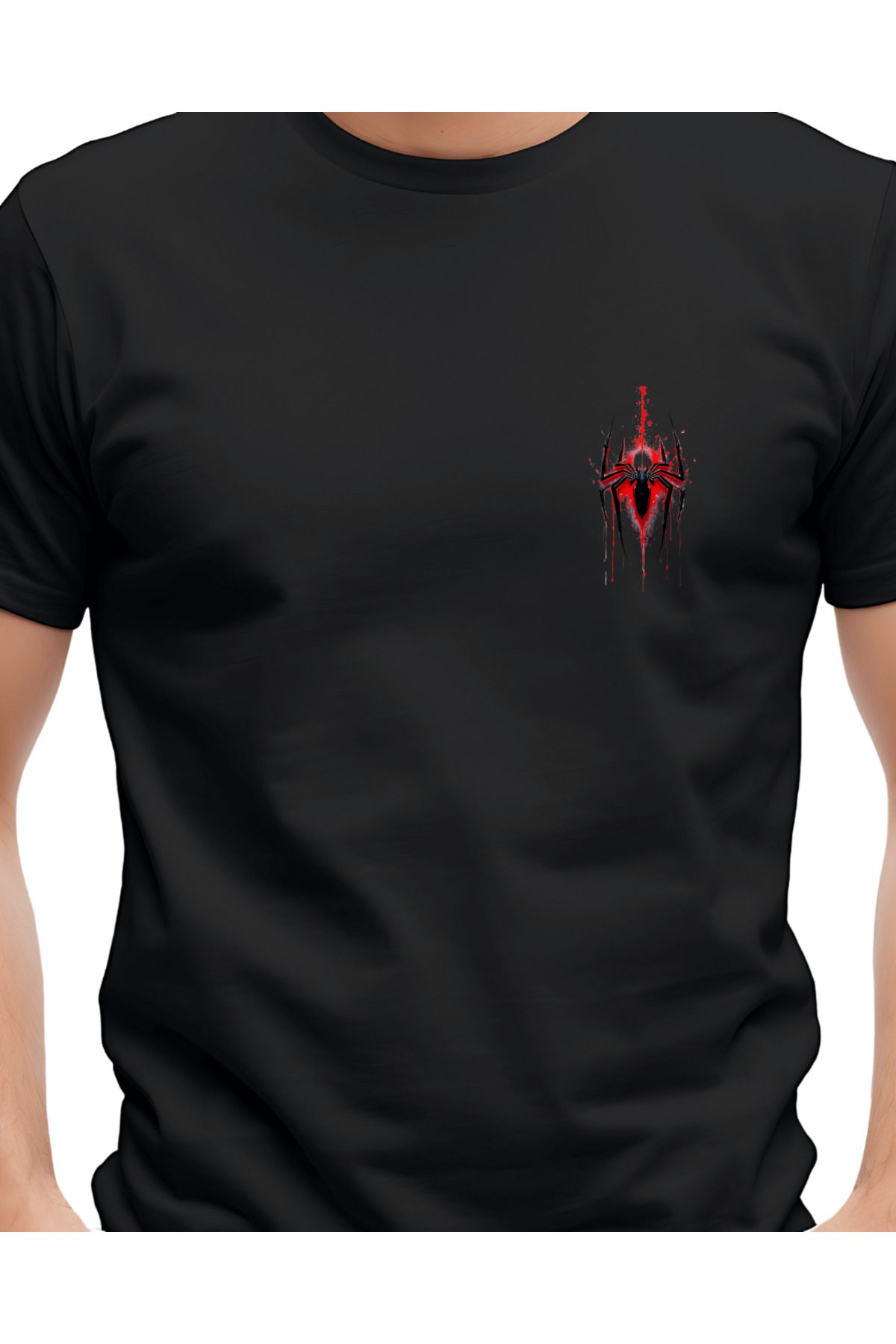 Ebiidesign Spaydırman Temalı Tasarımlı Baskılı T-Shirt