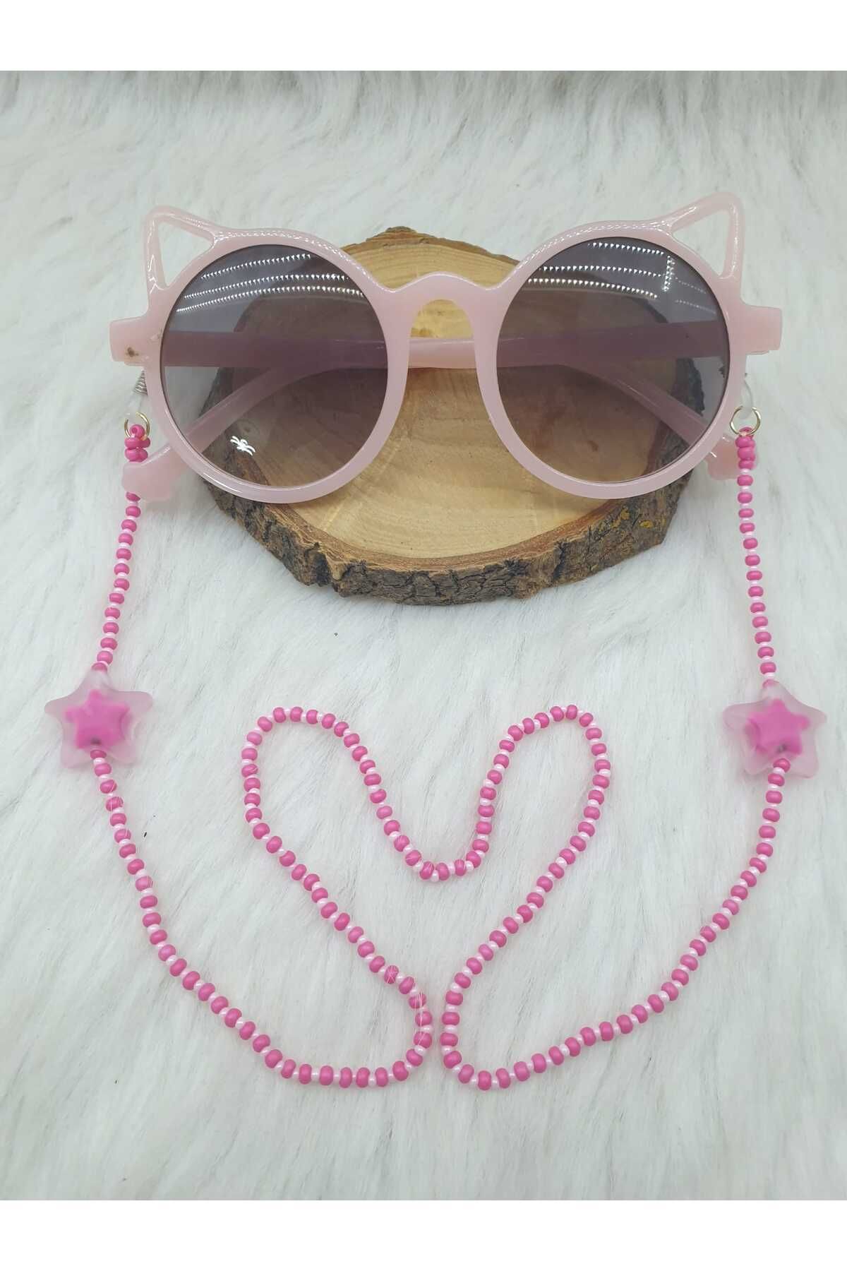 HAPPY HANDMADE ZİNCİR.../YILDIZLI ÇOCUK GÖZLÜK ZİNCİRİ/ÇOCUK GÖZLÜK AKSESUARI